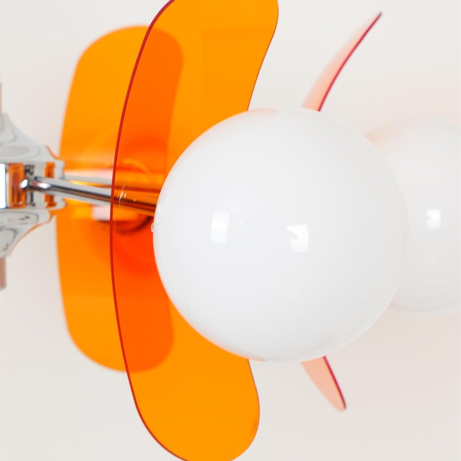 Prism Creativity Sputnik Orange Glass Chandelier-Neutral Decor