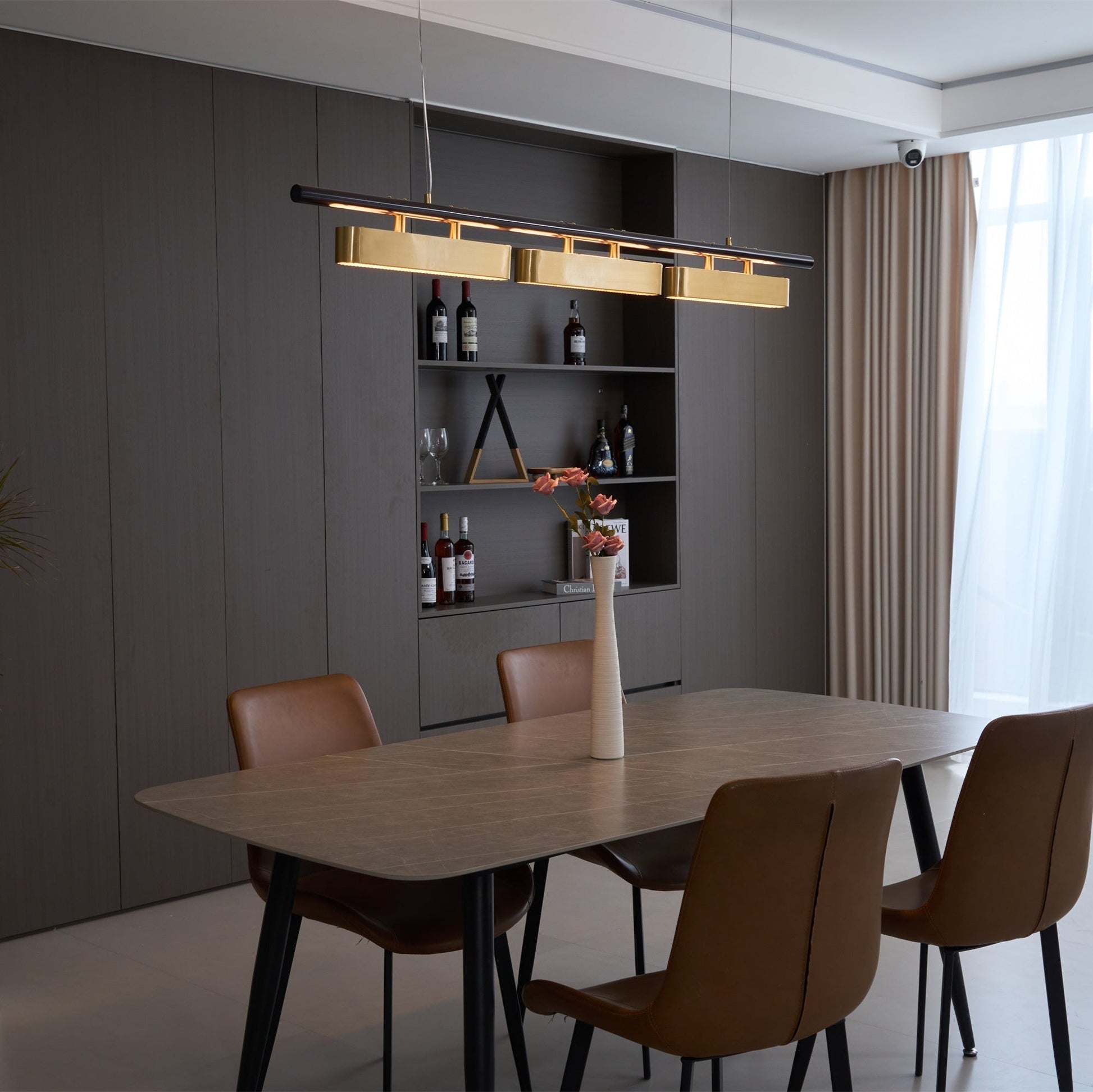 Liorent Brass Minimalist Pendant Light-Neutral Decor