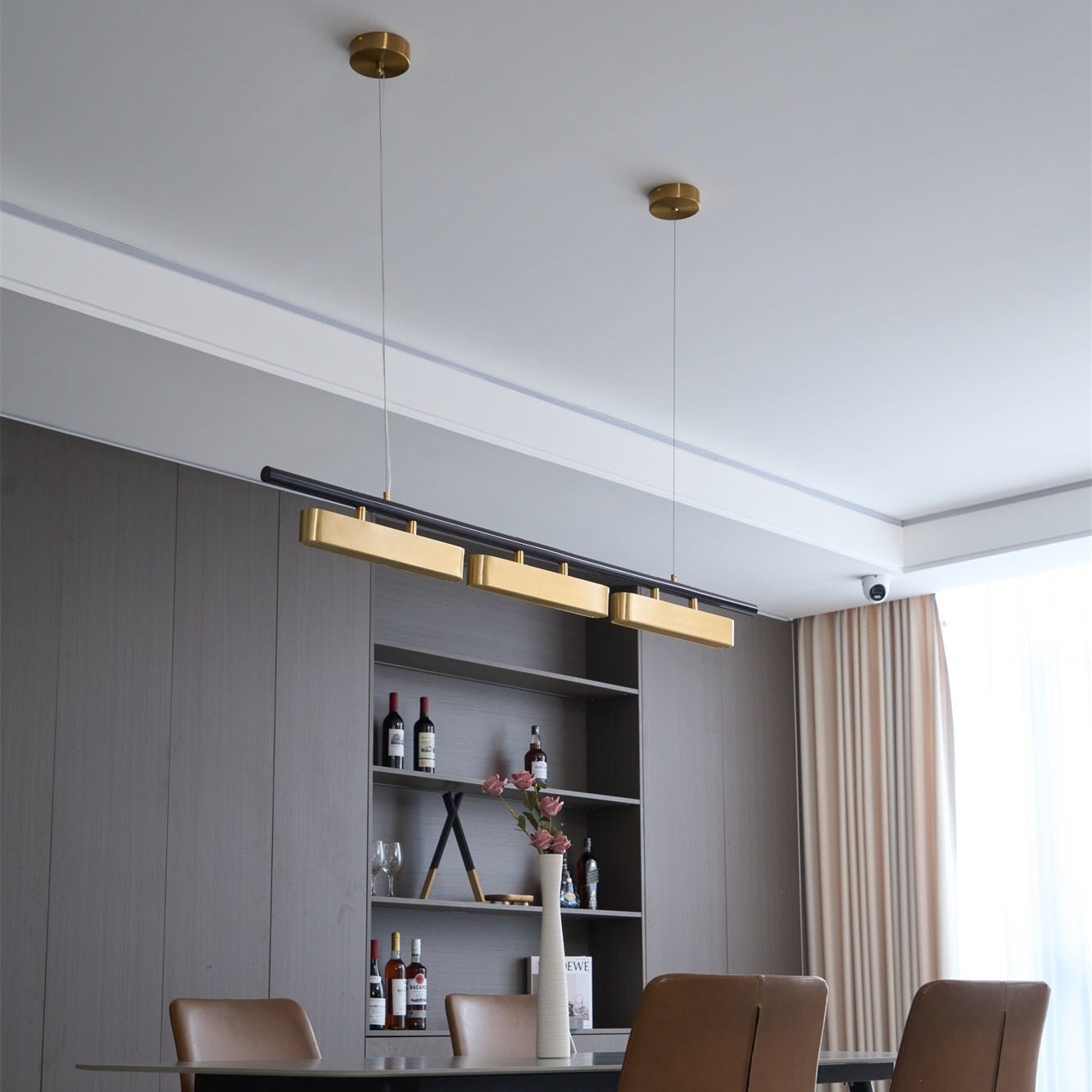 Liorent Brass Minimalist Pendant Light-Neutral Decor