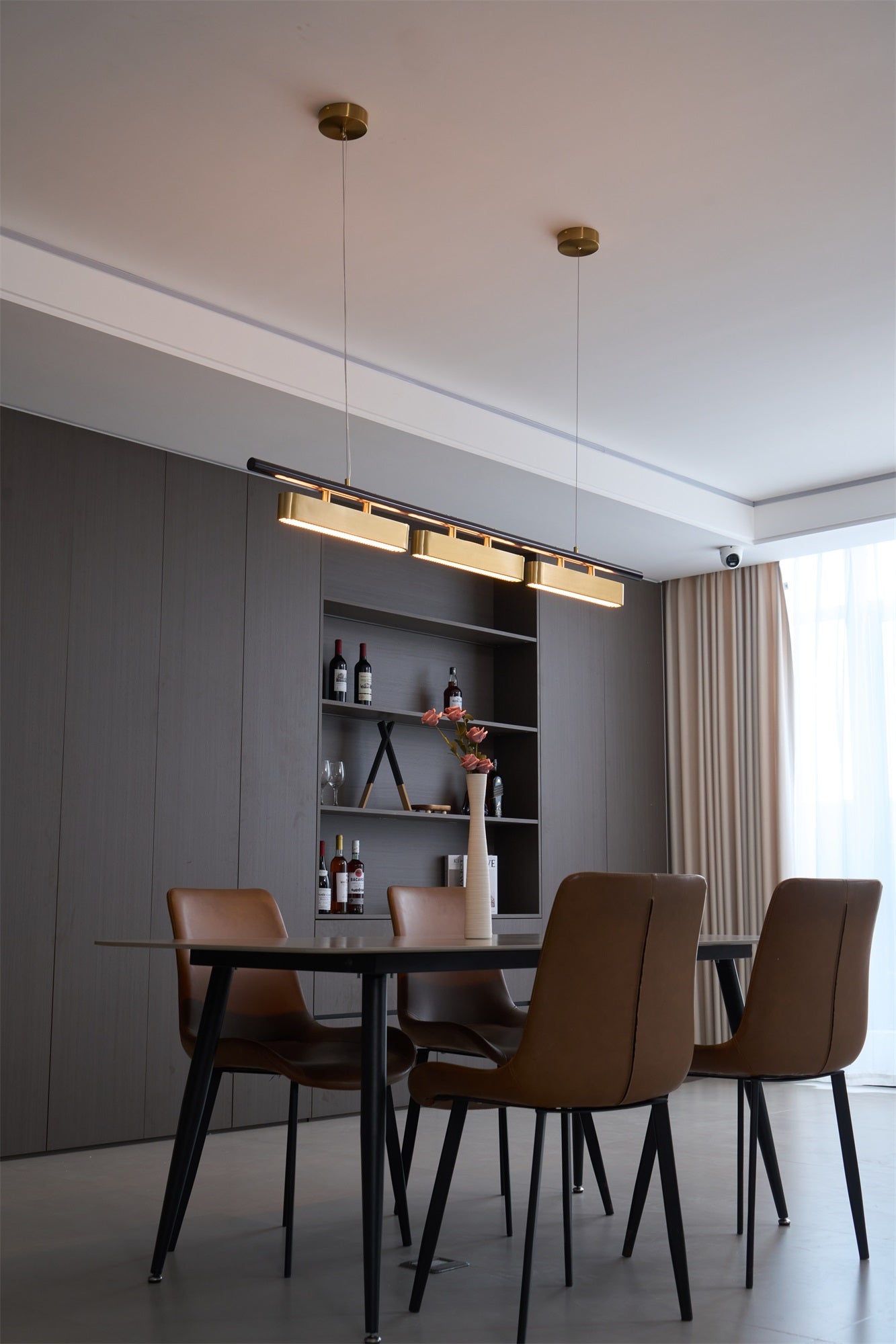 Liorent Brass Minimalist Pendant Light-Neutral Decor