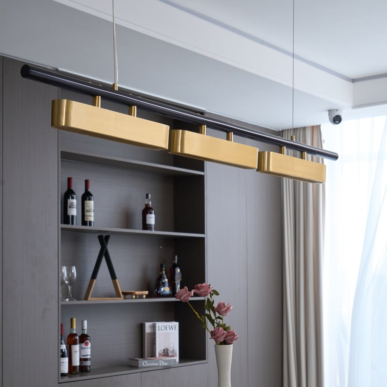 Liorent Brass Minimalist Pendant Light-Neutral Decor
