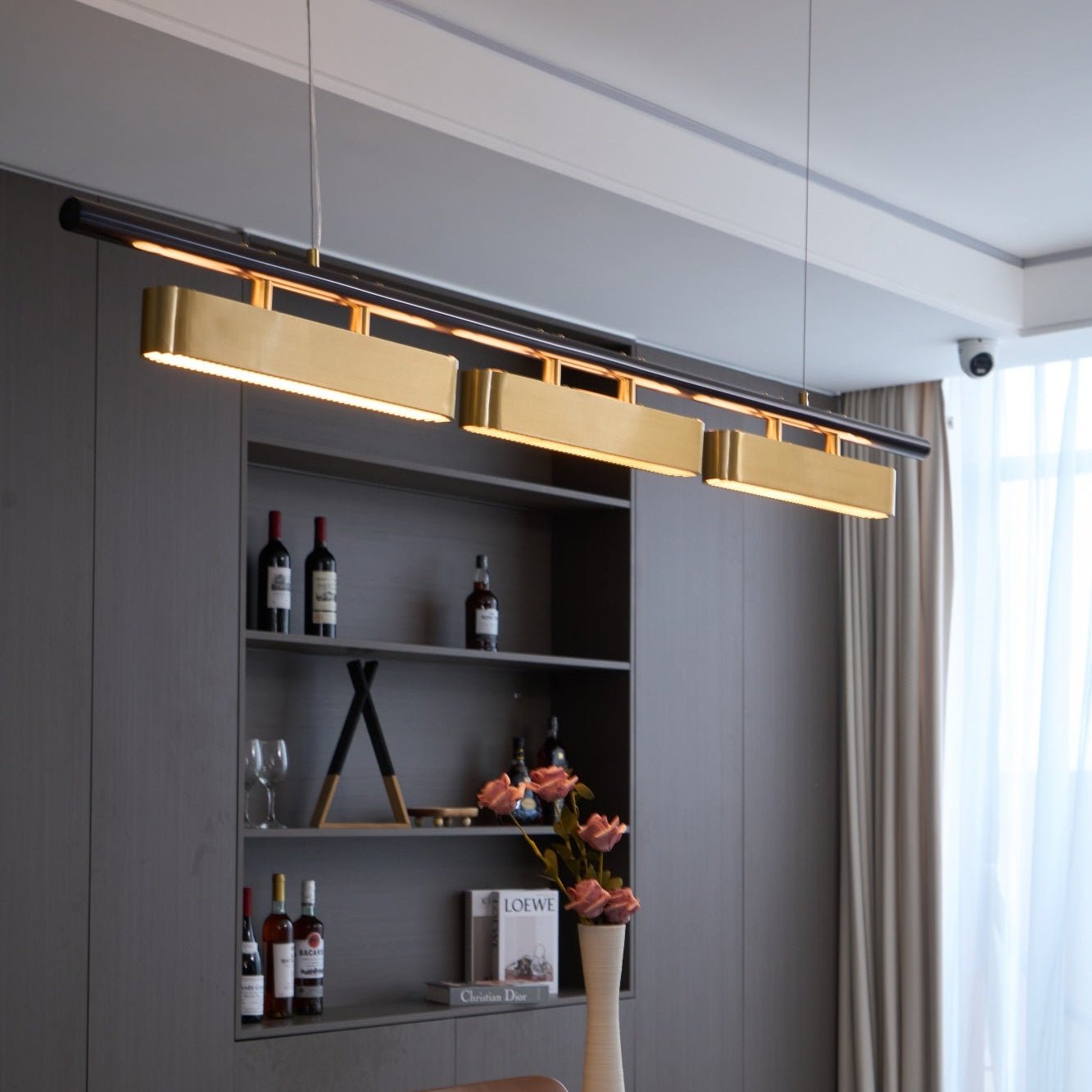 Liorent Brass Minimalist Pendant Light-Neutral Decor