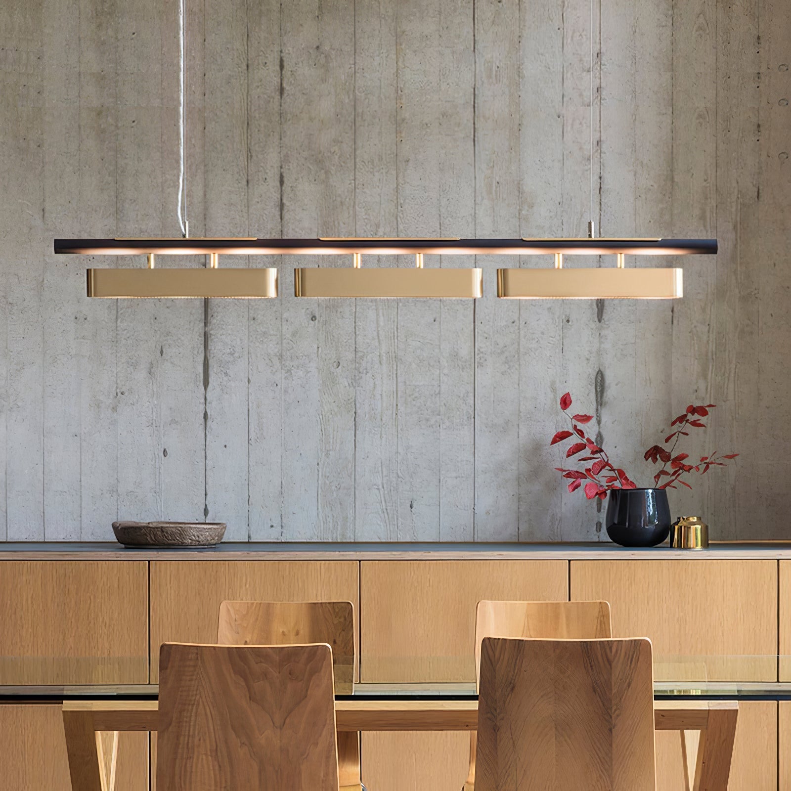 Liorent Brass Minimalist Pendant Light-Neutral Decor