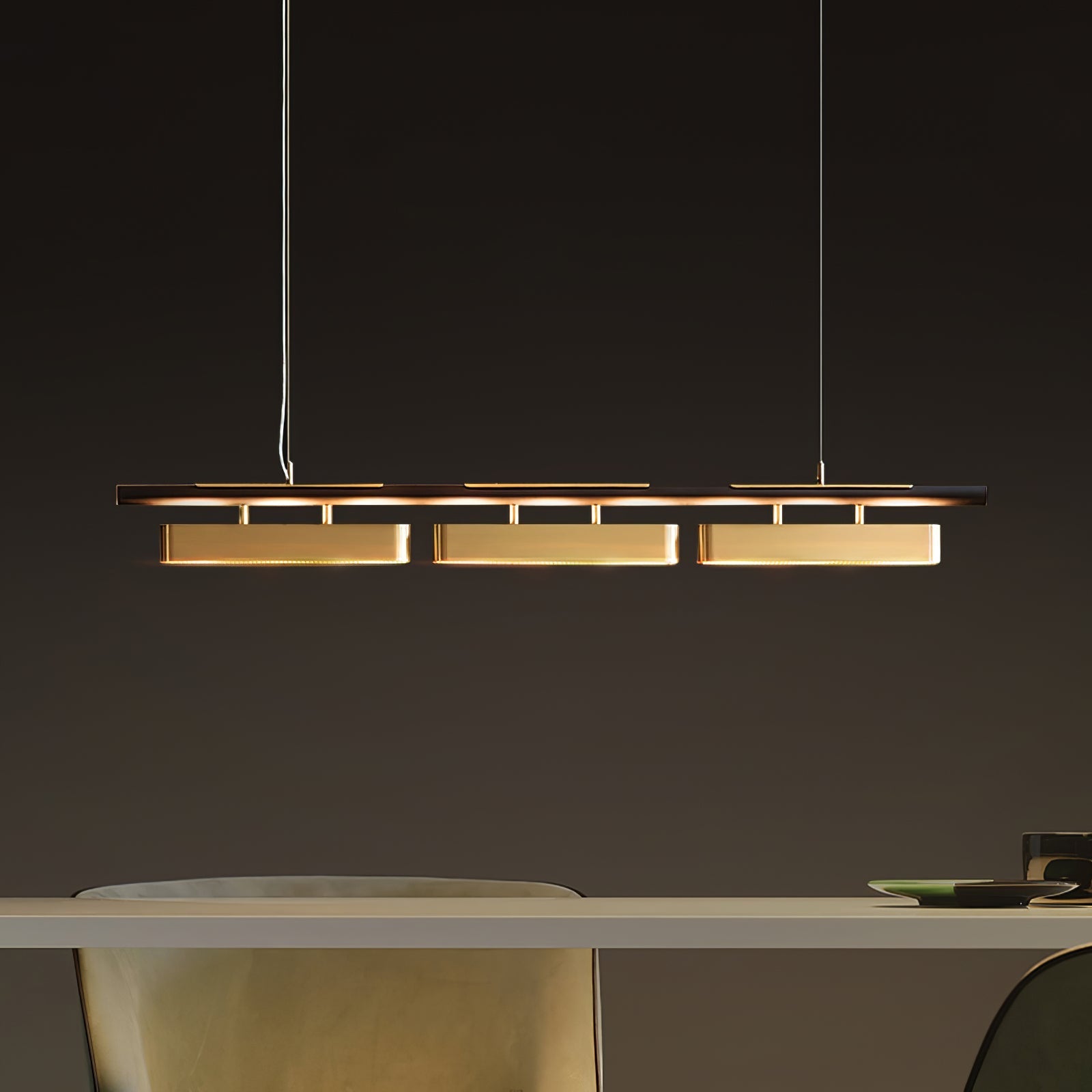 Liorent Brass Minimalist Pendant Light-Neutral Decor