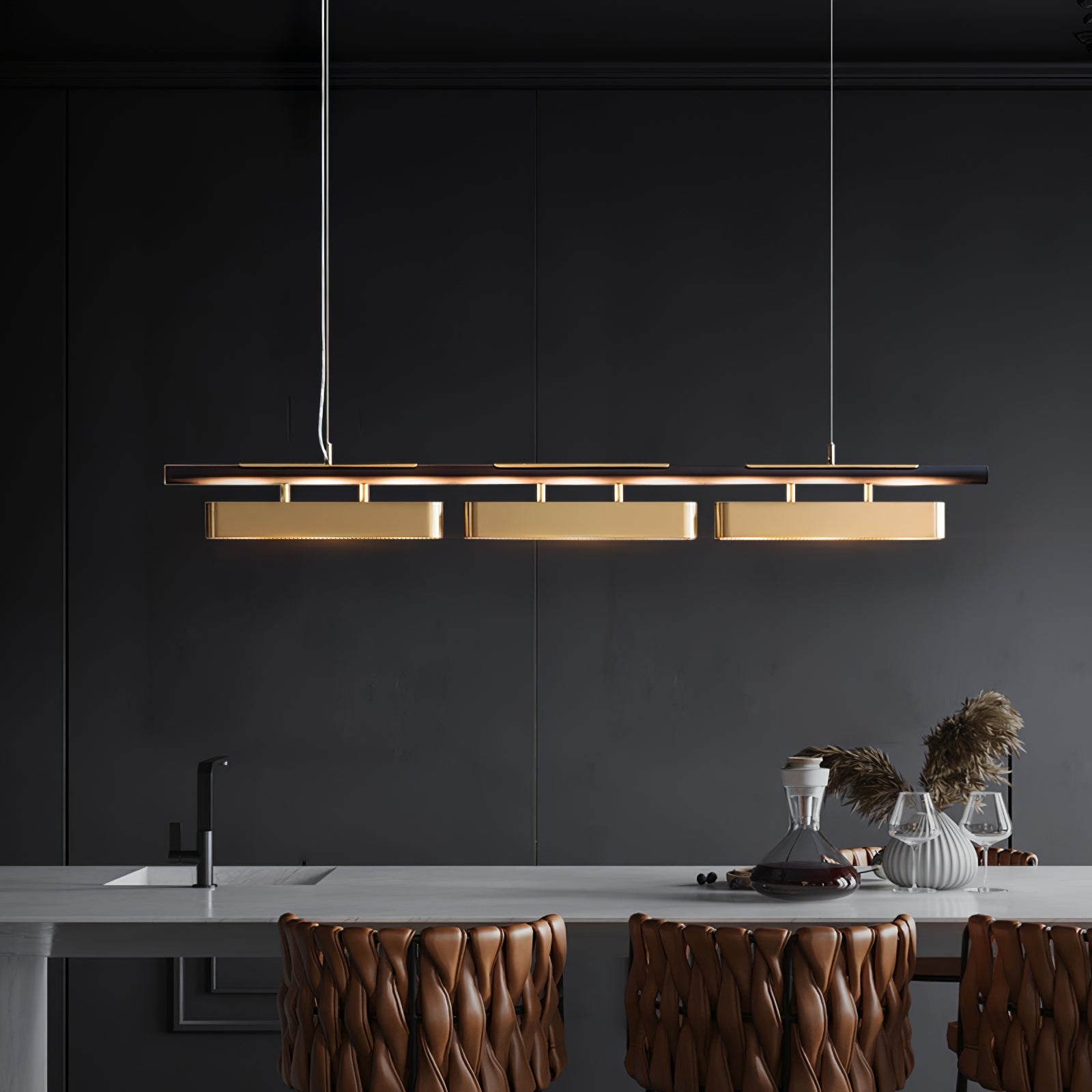 Liorent Brass Minimalist Pendant Light-Neutral Decor