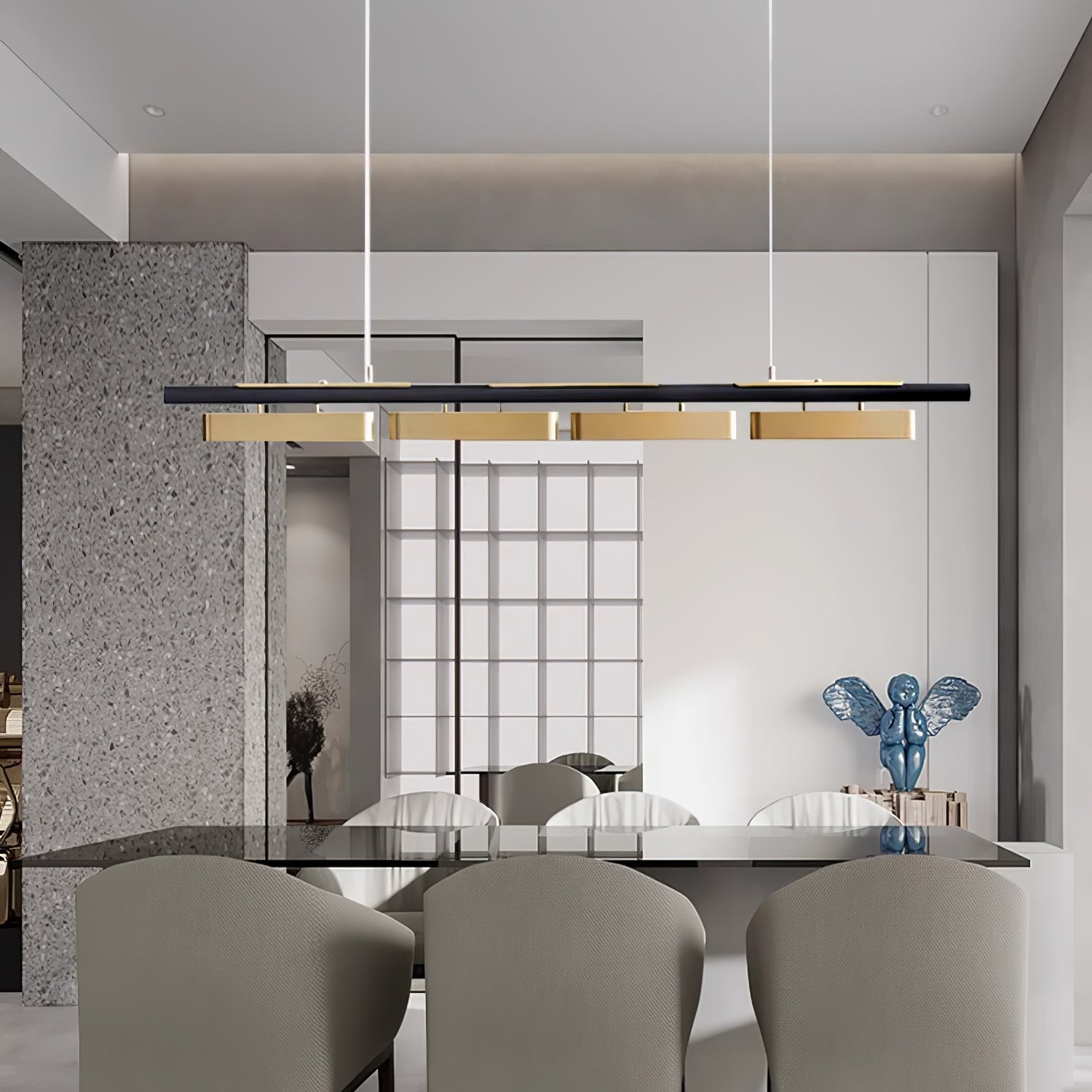 Liorent Brass Minimalist Pendant Light-Neutral Decor