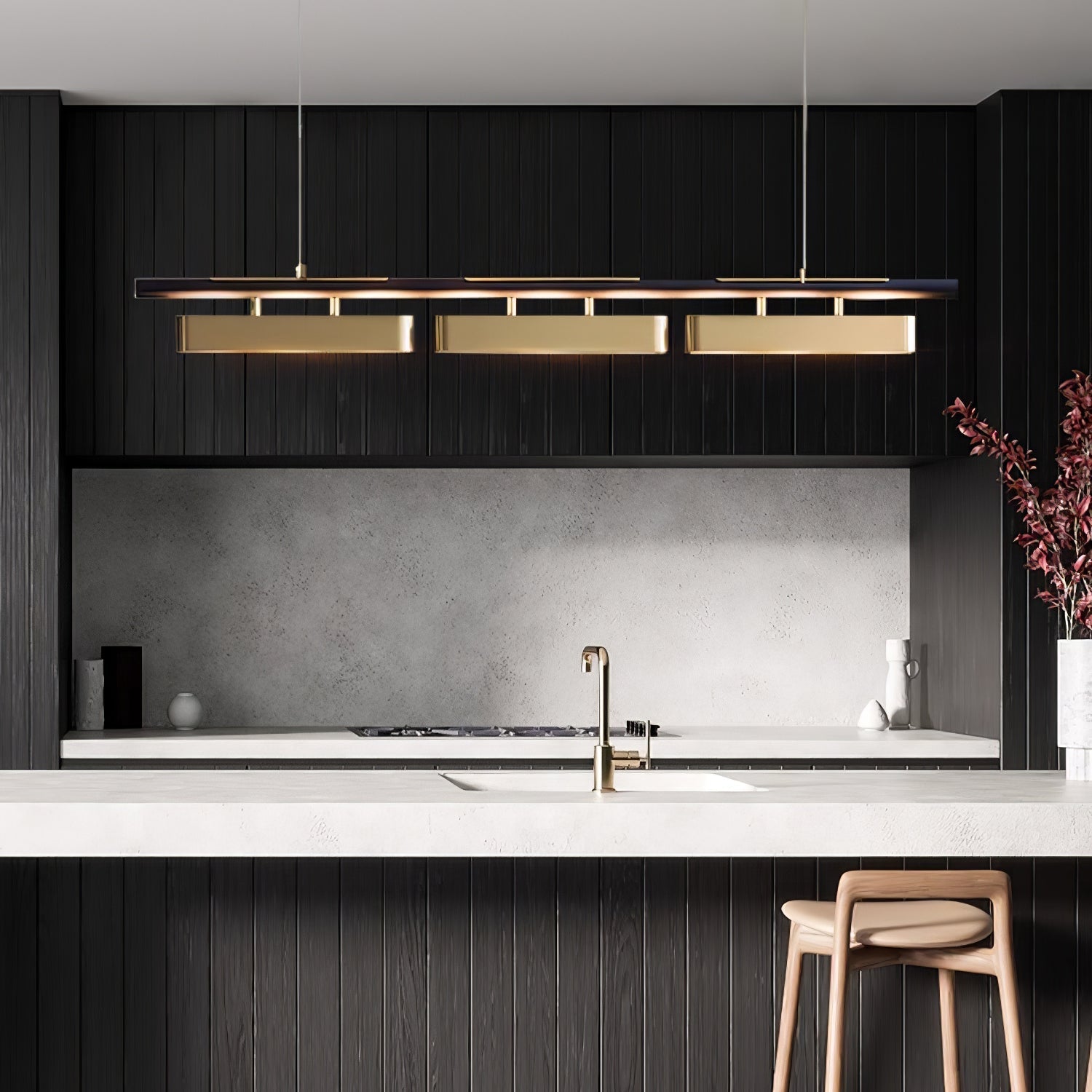 Liorent Brass Minimalist Pendant Light-Neutral Decor