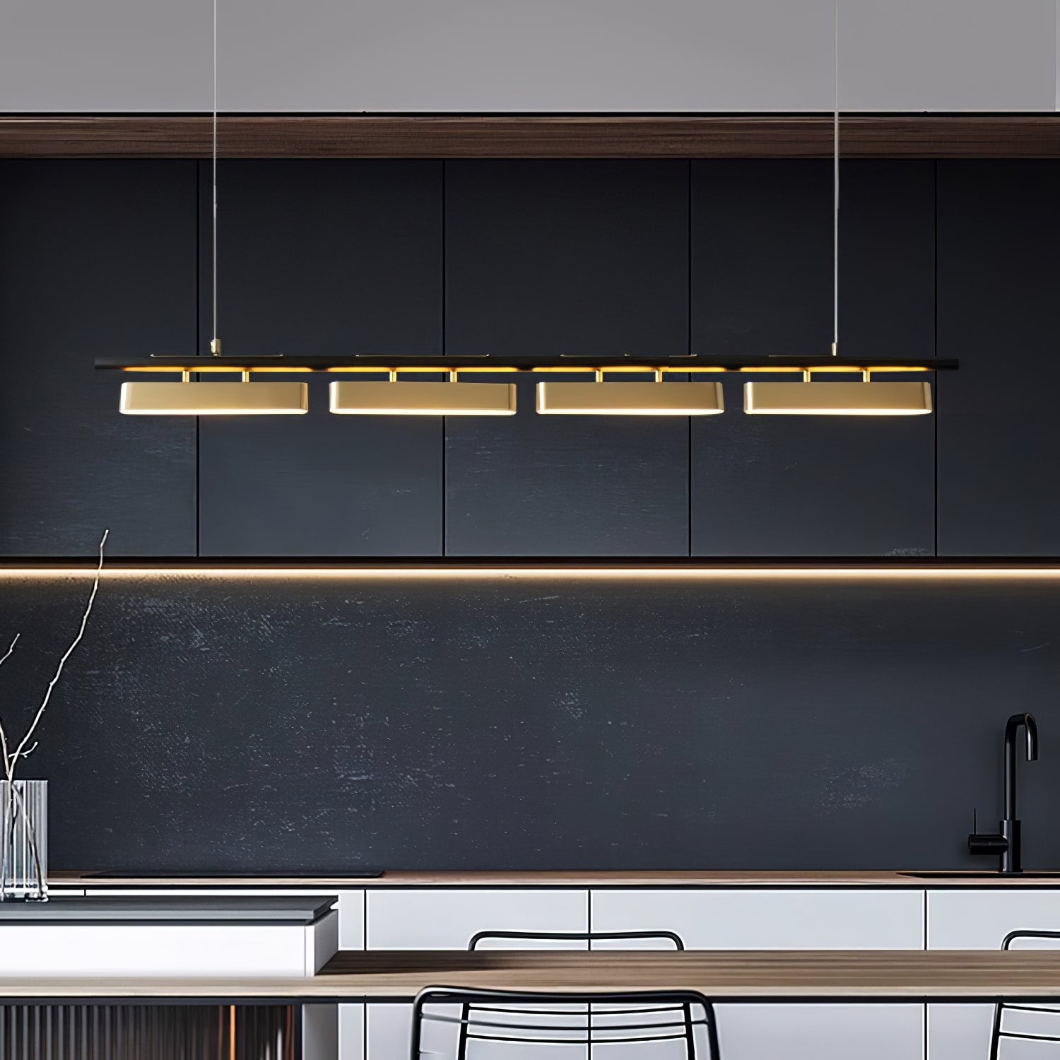Liorent Brass Minimalist Pendant Light-Neutral Decor