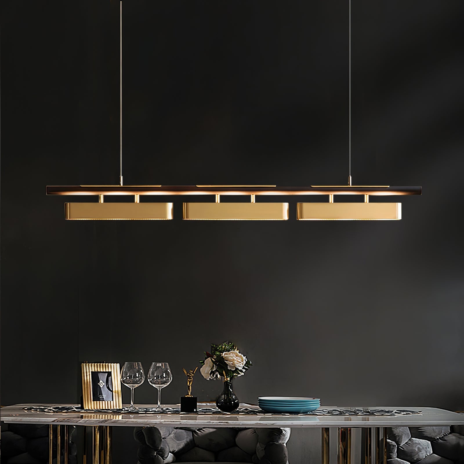Liorent Brass Minimalist Pendant Light-Neutral Decor
