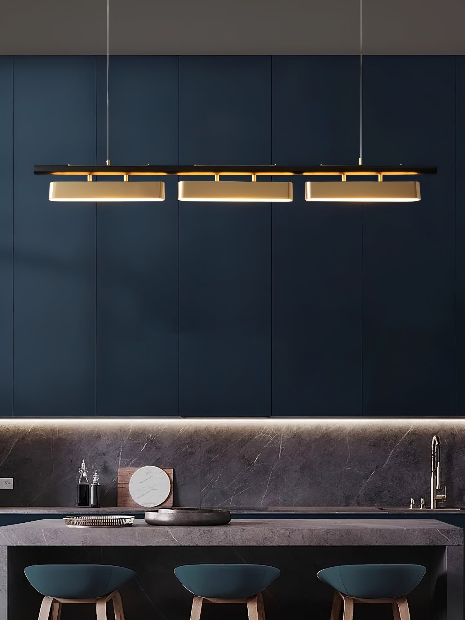 Liorent Brass Minimalist Pendant Light-Neutral Decor