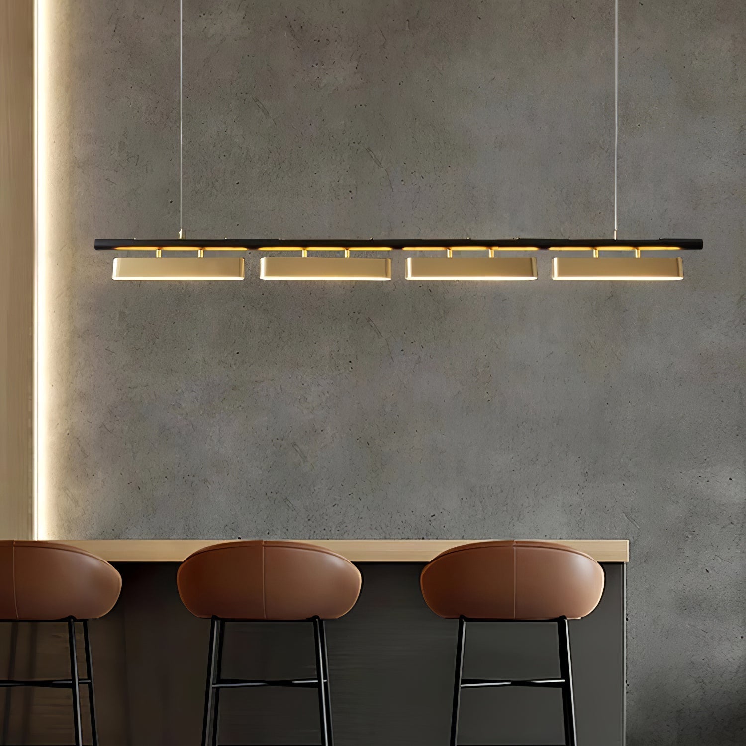 Liorent Brass Minimalist Pendant Light-Neutral Decor