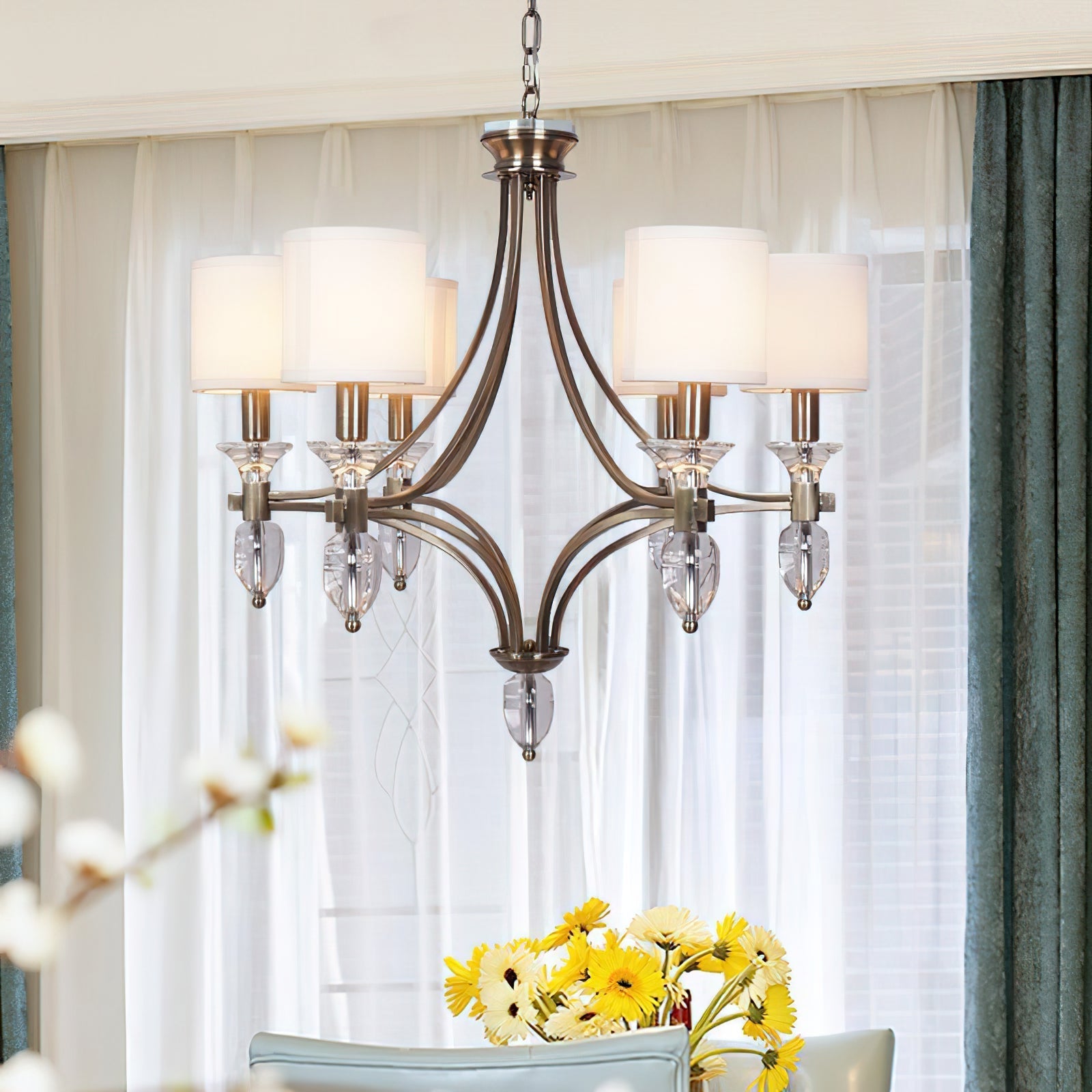 Lira Glass Chandelier