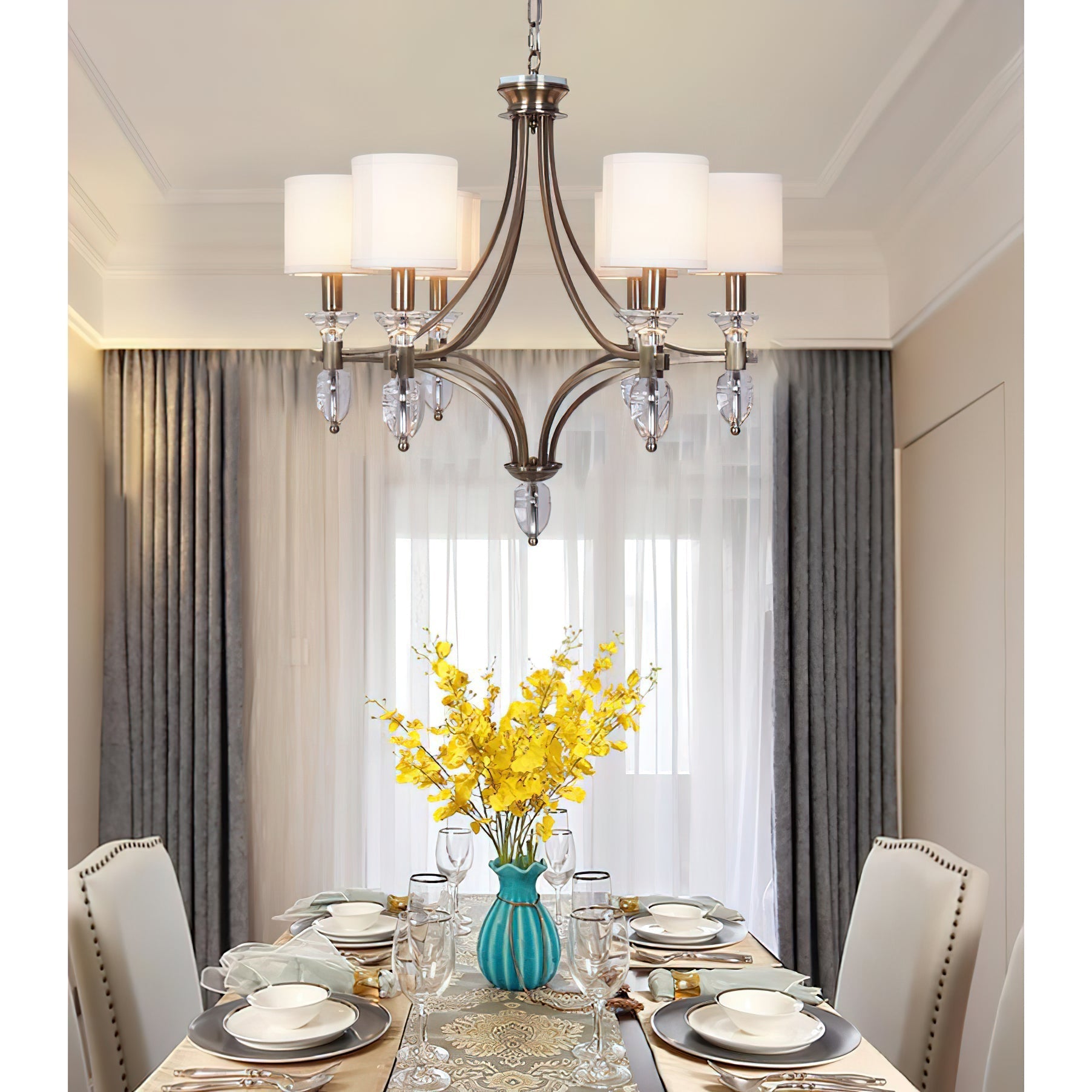 Lira Glass Chandelier