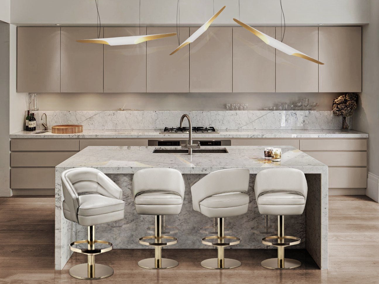 Raelond Modern Pipe Pendant Lights-Neutral Decor