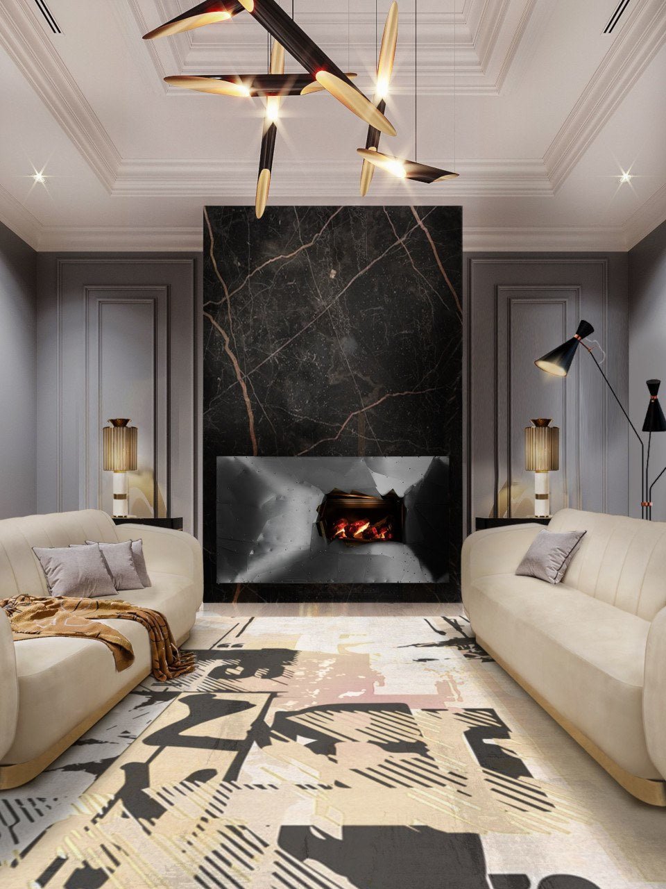 Raelond Modern Pipe Pendant Lights-Neutral Decor