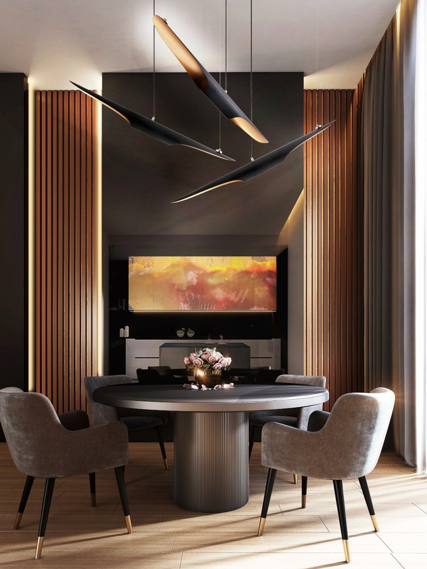 Raelond Modern Pipe Pendant Lights-Neutral Decor