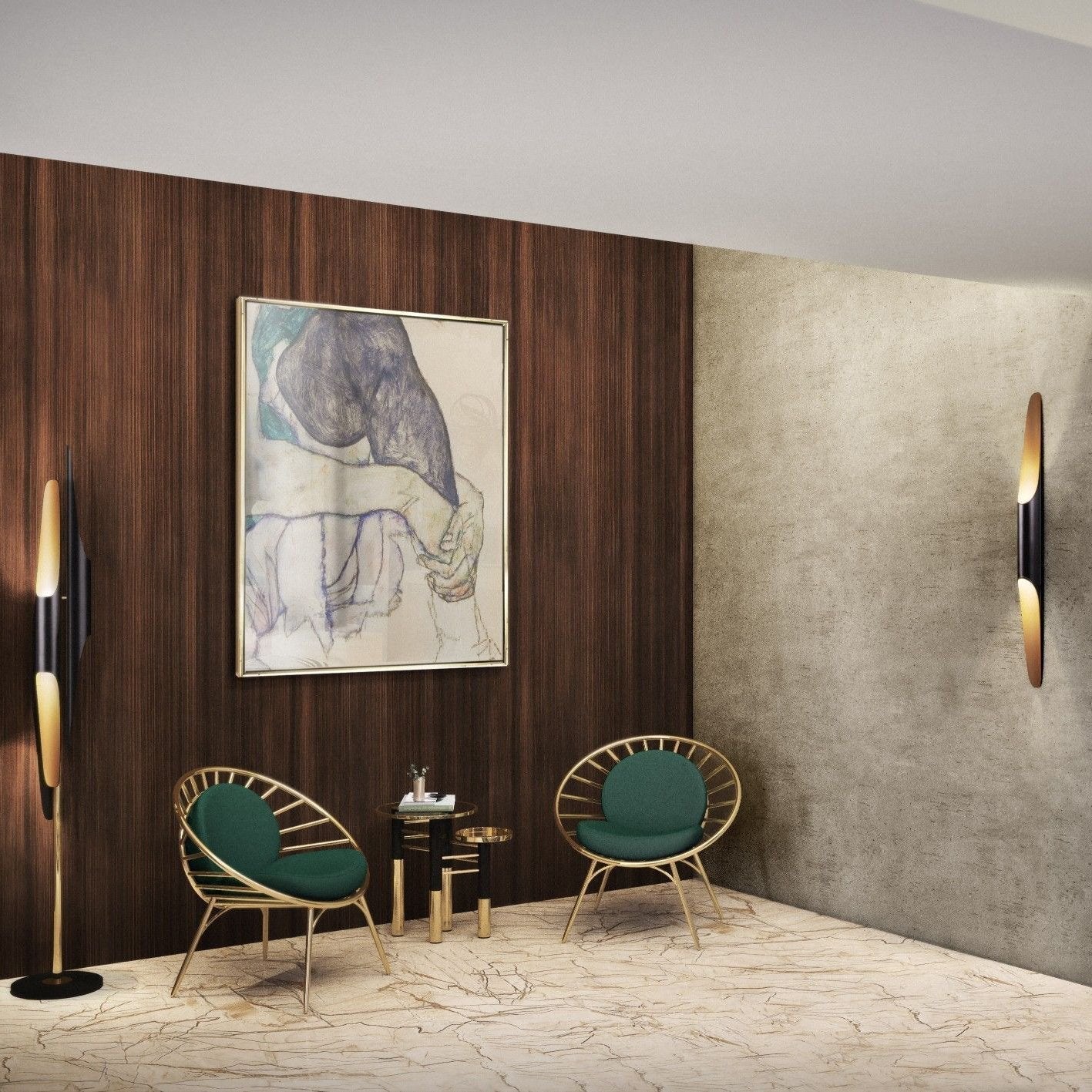 Bluxen Modern Minimalist Art Wall Lamp-Neutral Decor