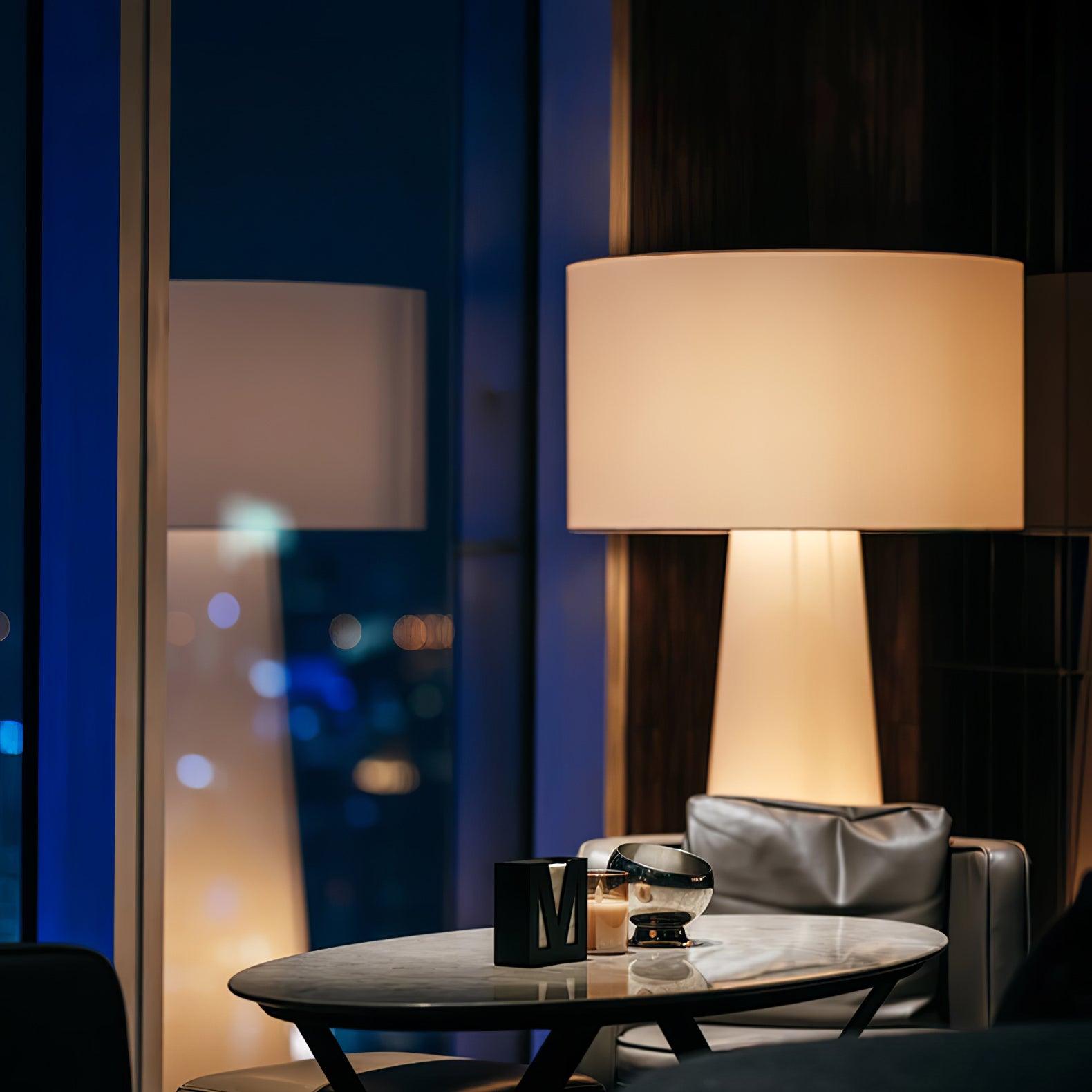 Phel Fabric Table Lamp-Neutral Decor