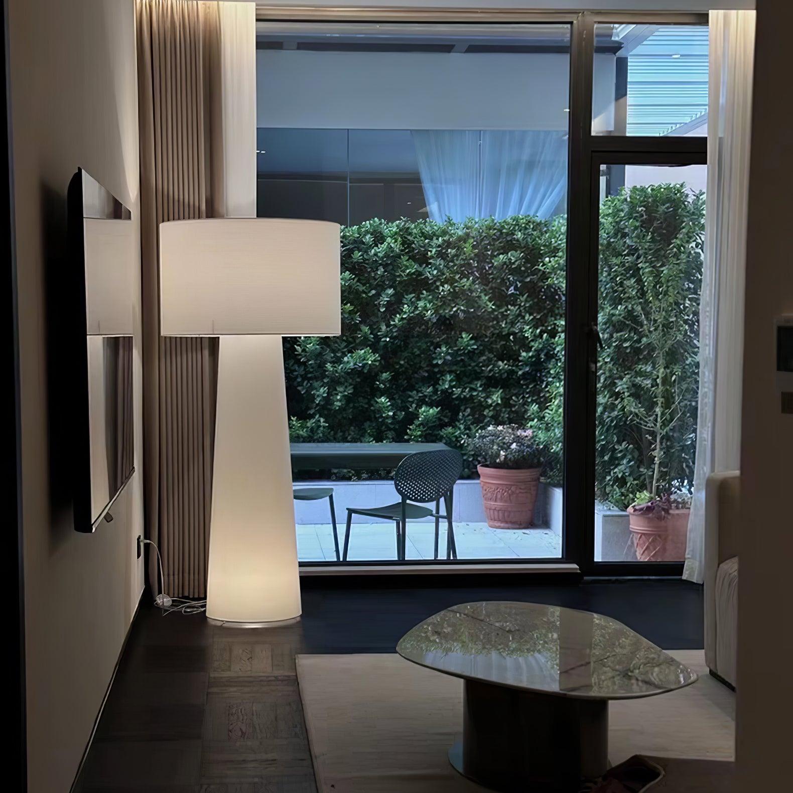 Phel Fabric Table Lamp-Neutral Decor