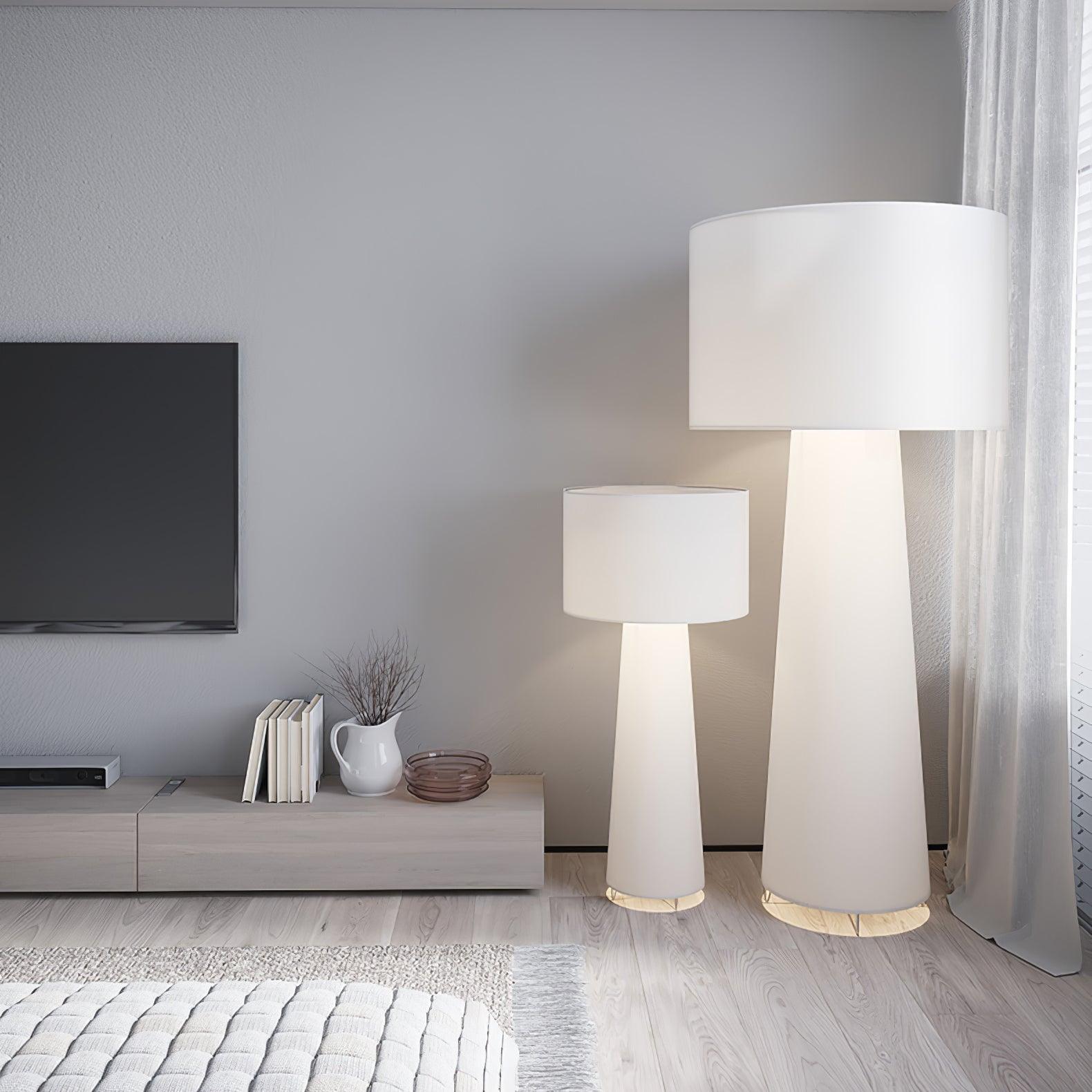 Phel Fabric Table Lamp-Neutral Decor