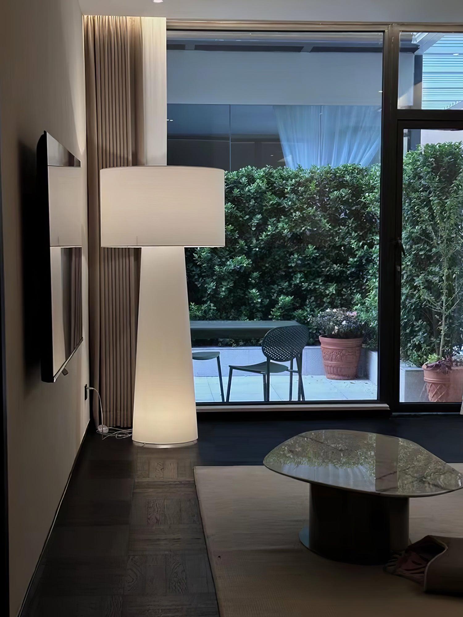 Phel Fabric Table Lamp-Neutral Decor