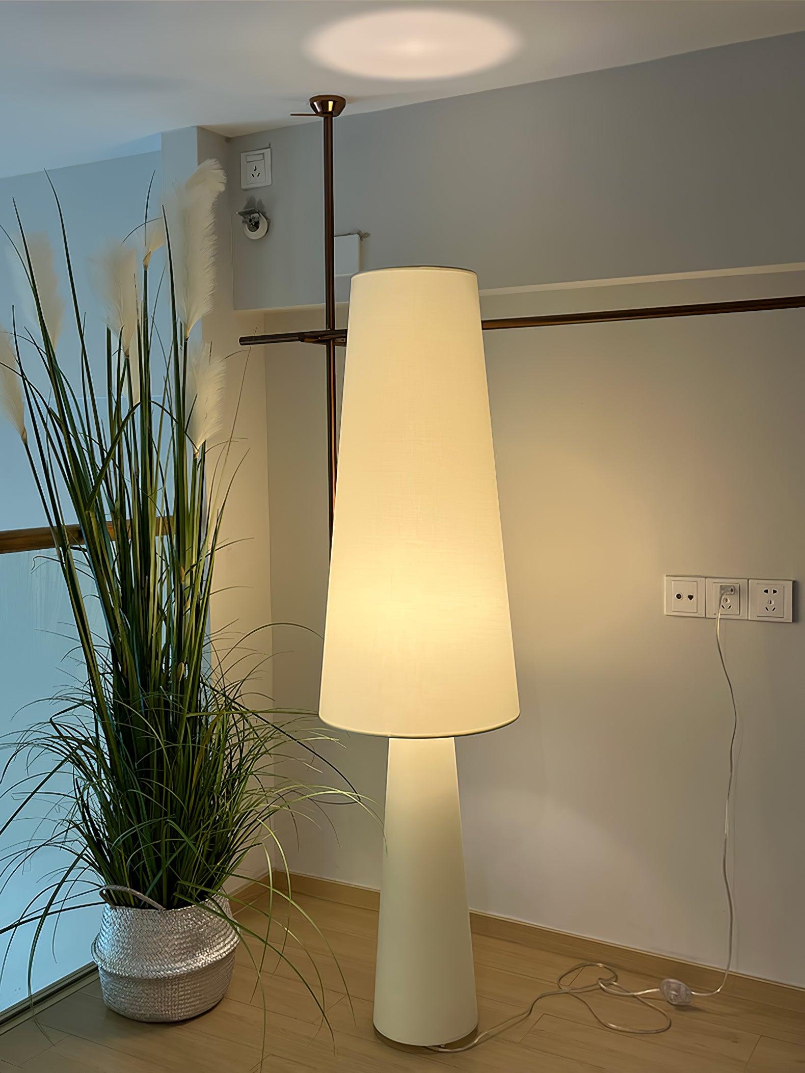 Phel Fabric Table Lamp-Neutral Decor