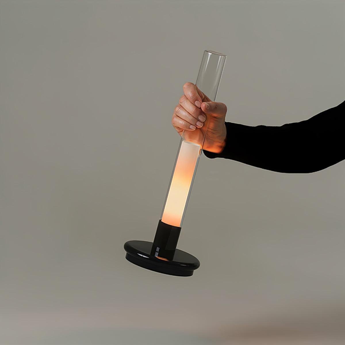 Tevi Acrylic Minimalist Table Lamp-Neutral Decor