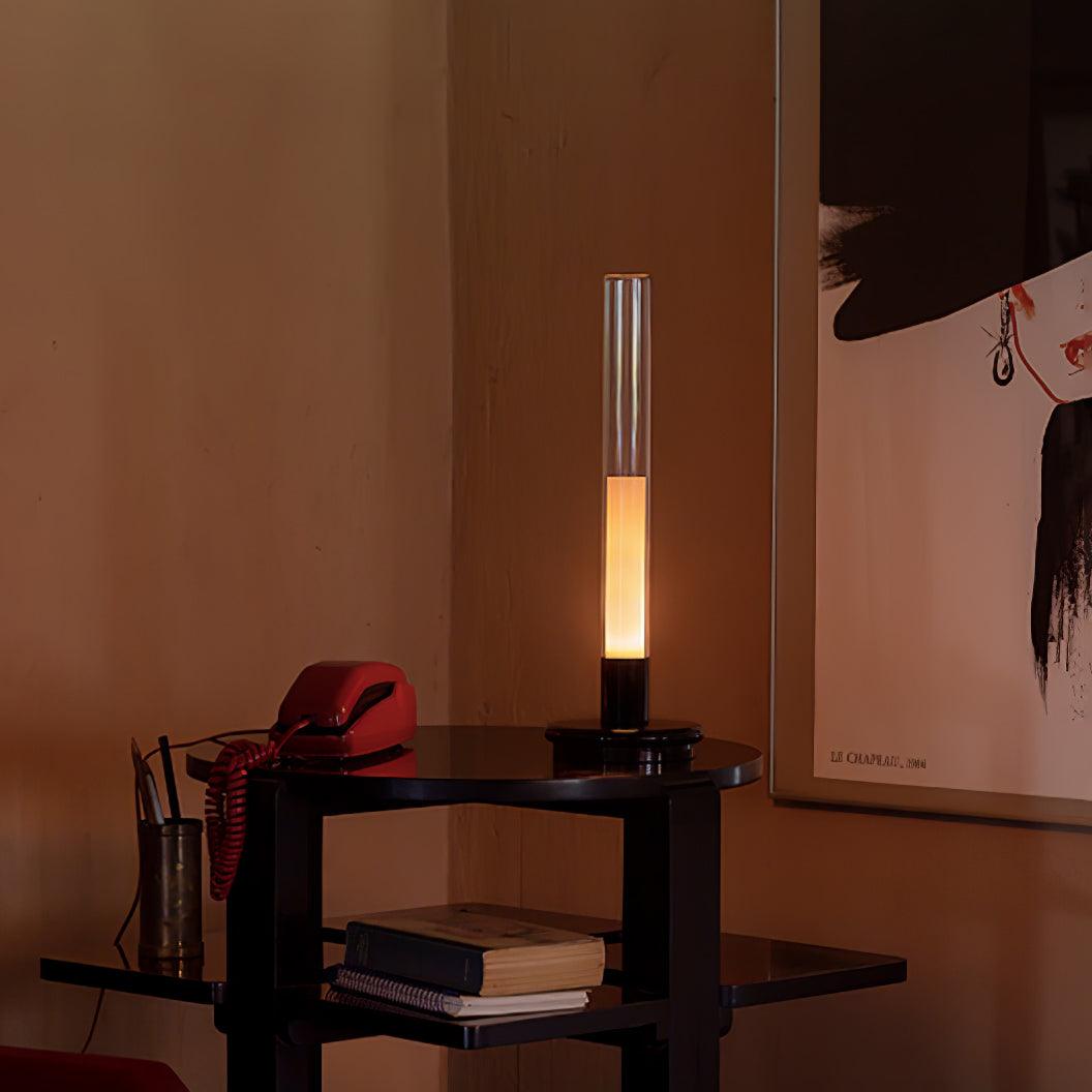 Tevi Acrylic Minimalist Table Lamp-Neutral Decor