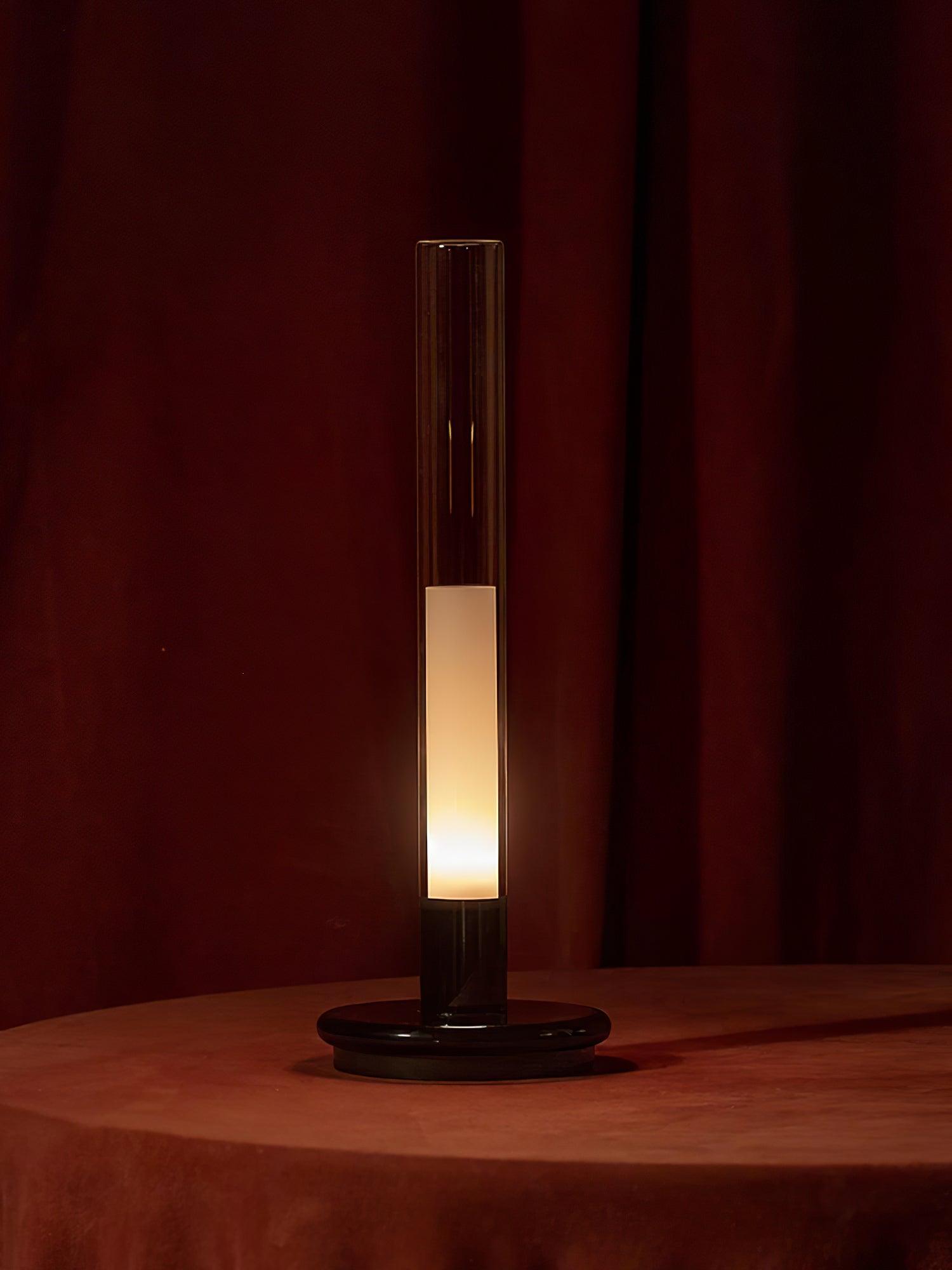 Tevi Acrylic Minimalist Table Lamp-Neutral Decor