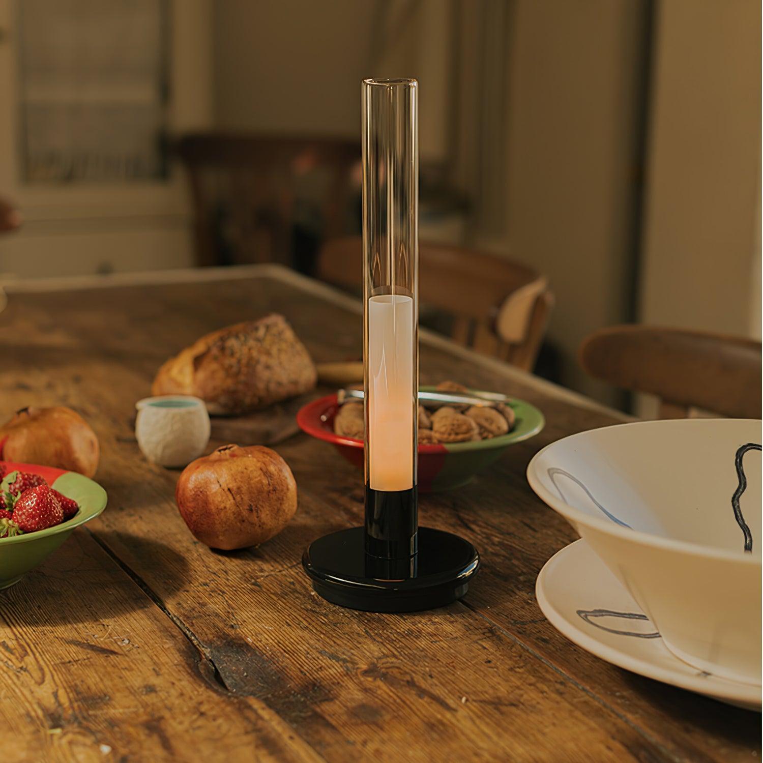Tevi Acrylic Minimalist Table Lamp-Neutral Decor
