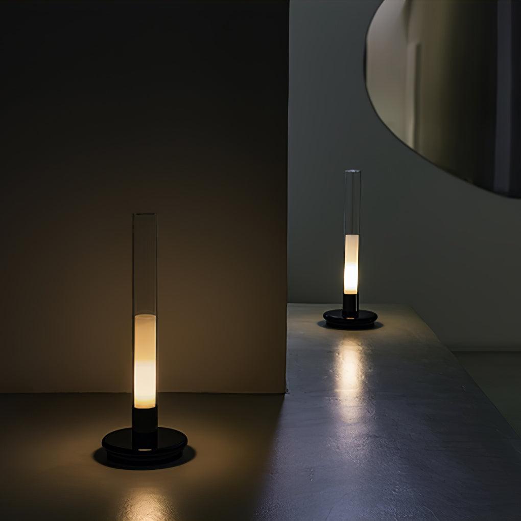 Tevi Acrylic Minimalist Table Lamp-Neutral Decor