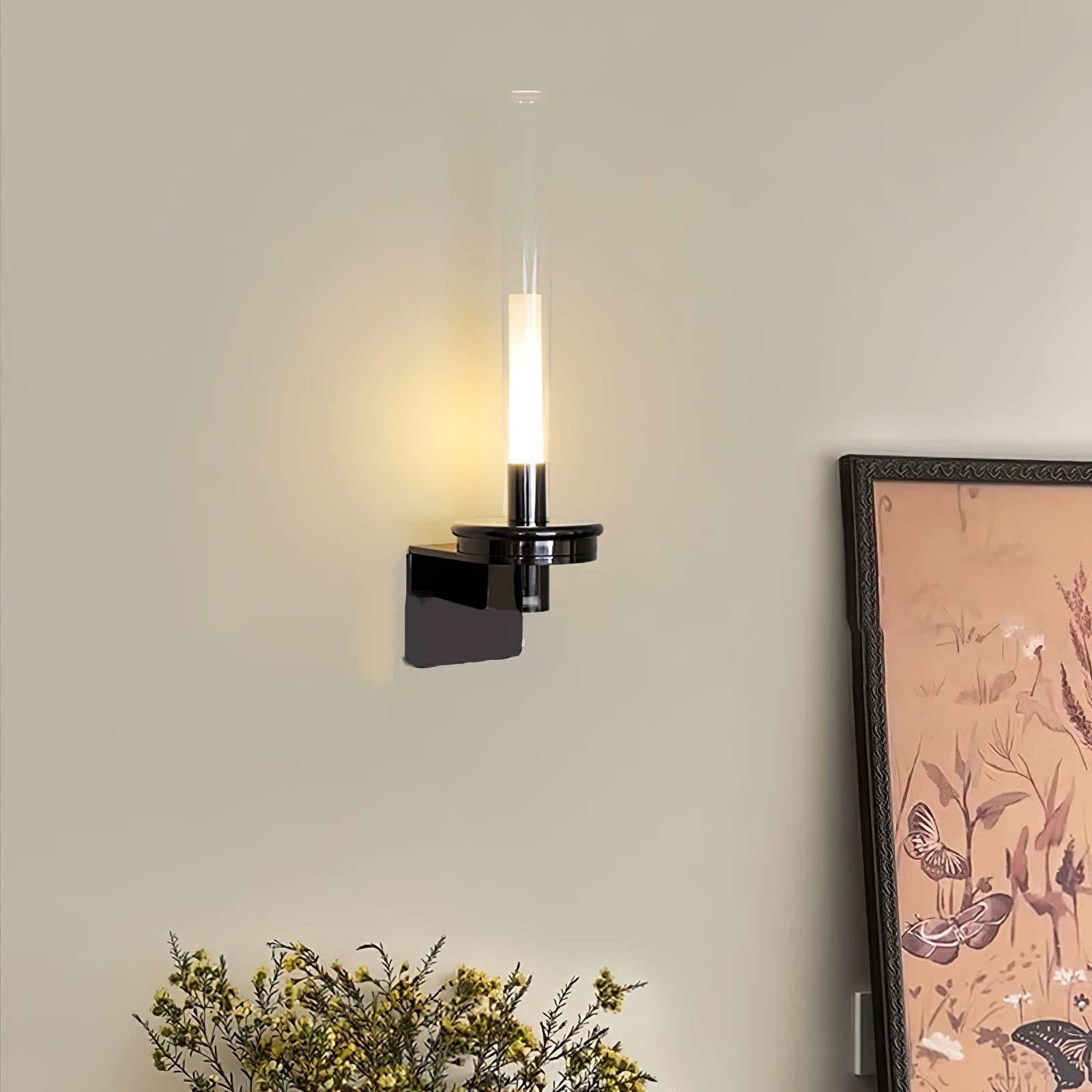 Myphais Premium Elegance Column Torch Sconce Wall lamp-Neutral Decor