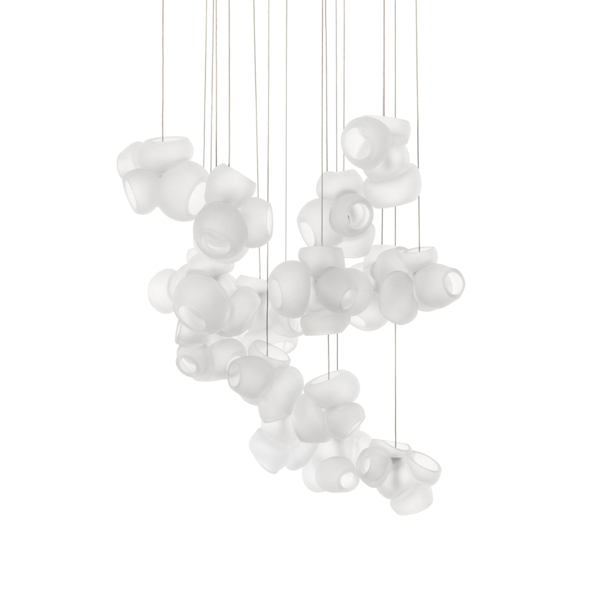 Ursa Bubbles Cluster Glass Pendant Light-Neutral Decor