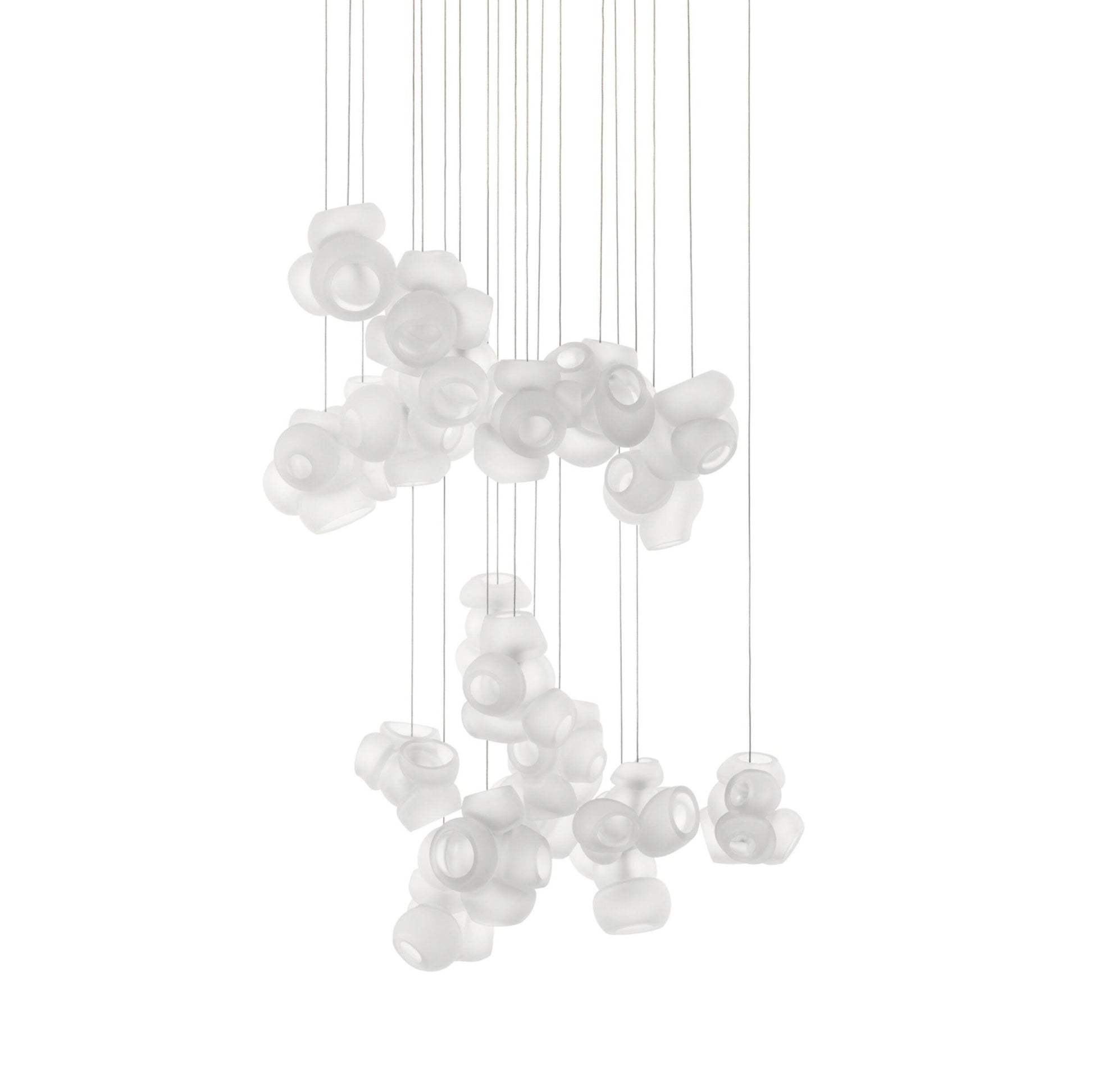 Ursa Bubbles Cluster Glass Pendant Light-Neutral Decor