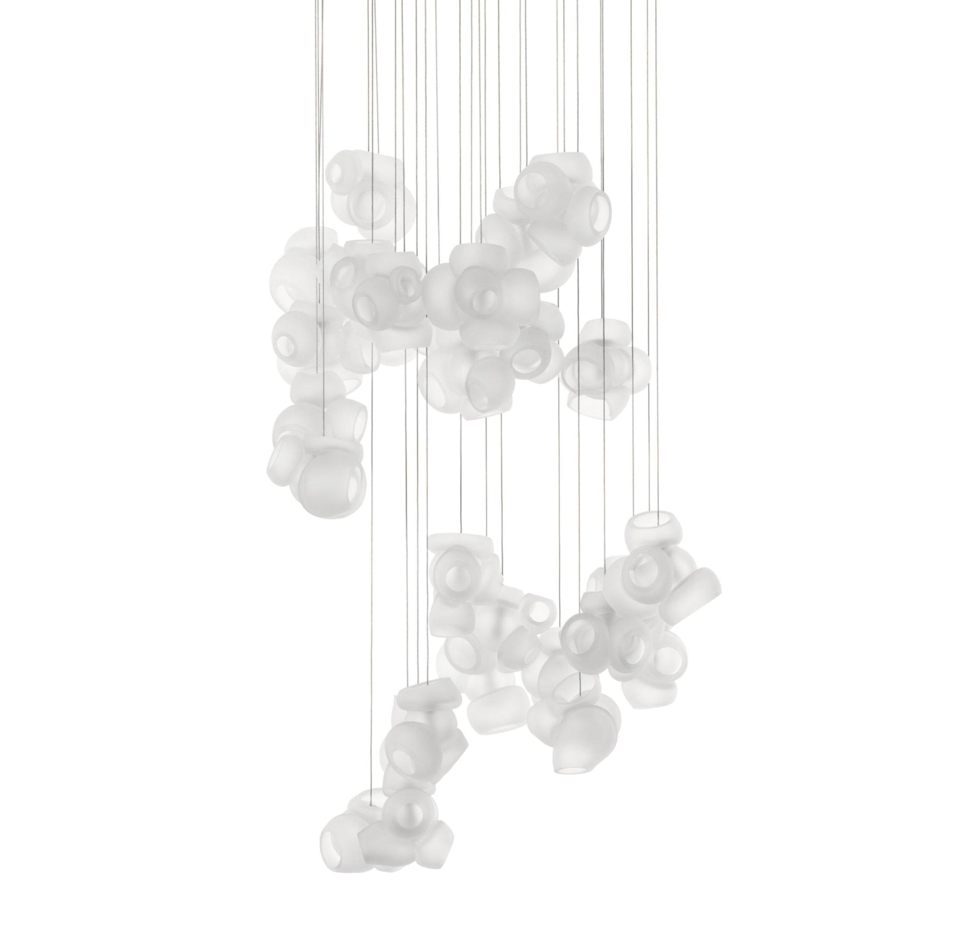 Ursa Bubbles Cluster Glass Pendant Light-Neutral Decor