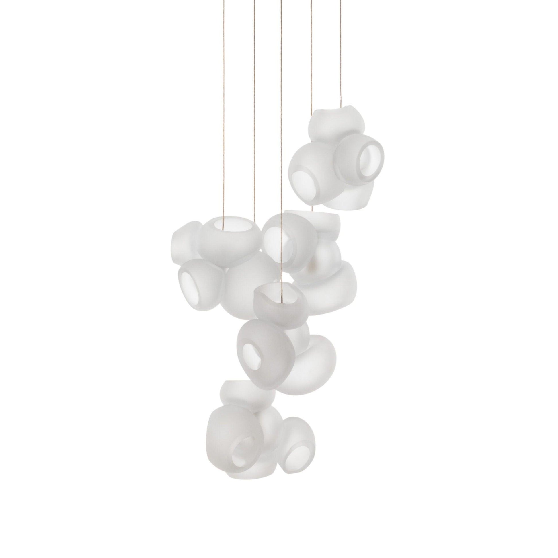 Ursa Bubbles Cluster Glass Pendant Light-Neutral Decor