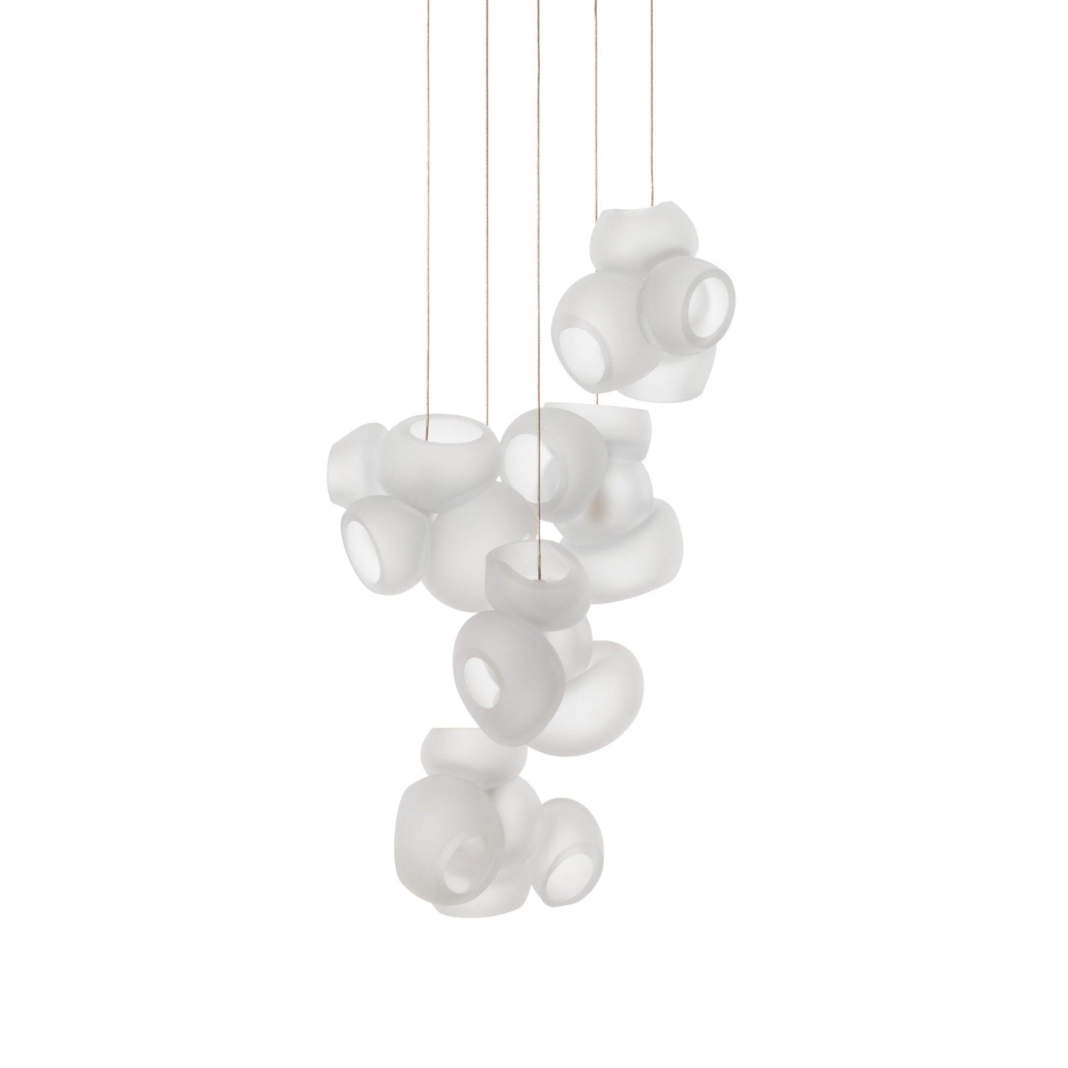 Ursa Bubbles Cluster Glass Pendant Light-Neutral Decor