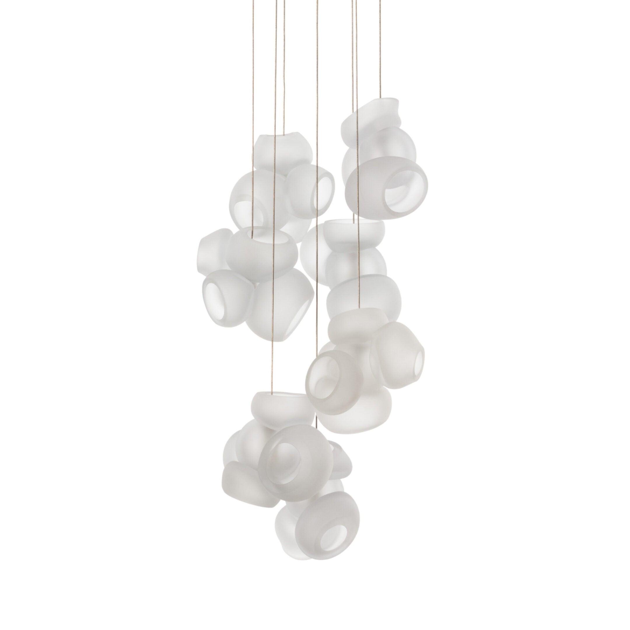 Ursa Bubbles Cluster Glass Pendant Light-Neutral Decor