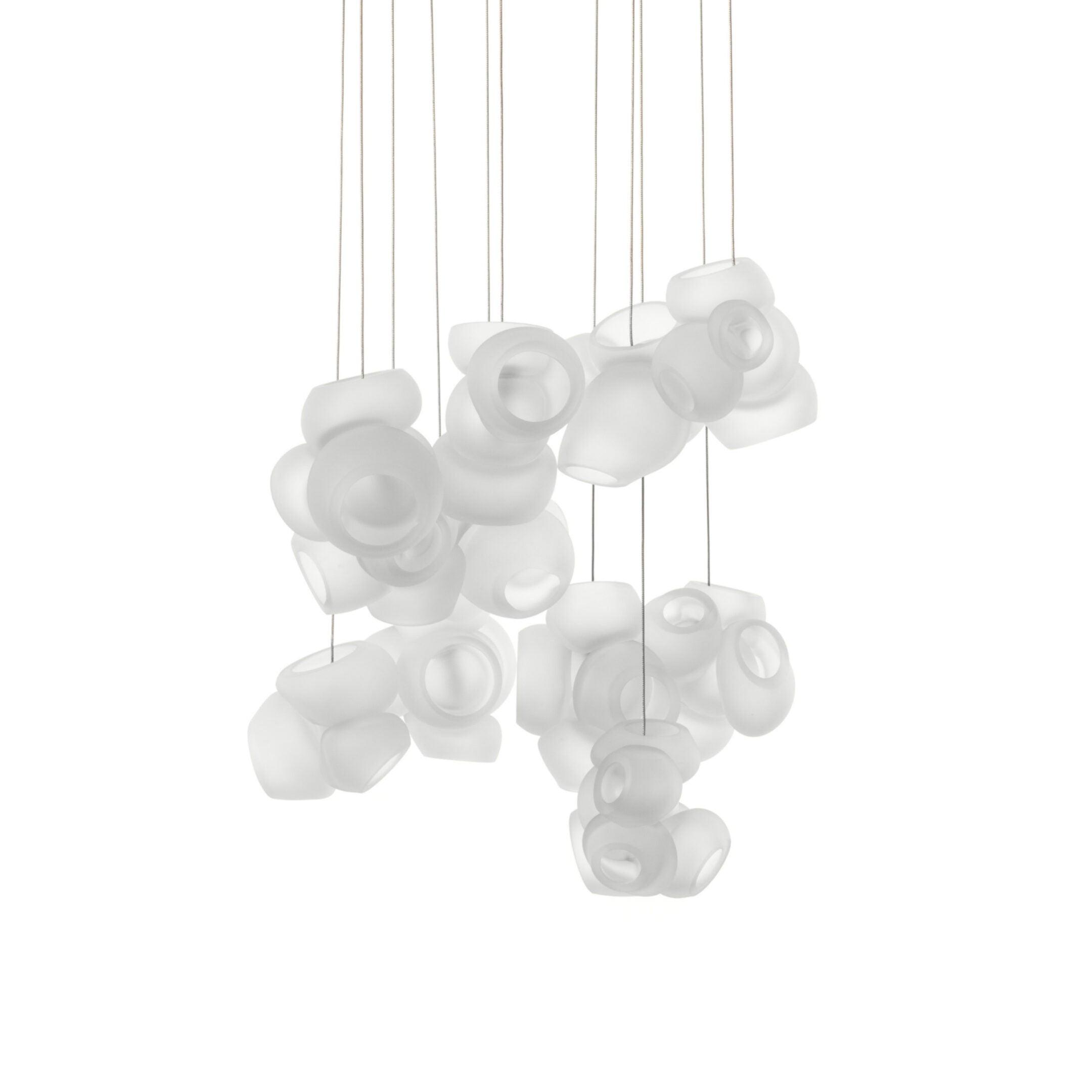 Ursa Bubbles Cluster Glass Pendant Light-Neutral Decor