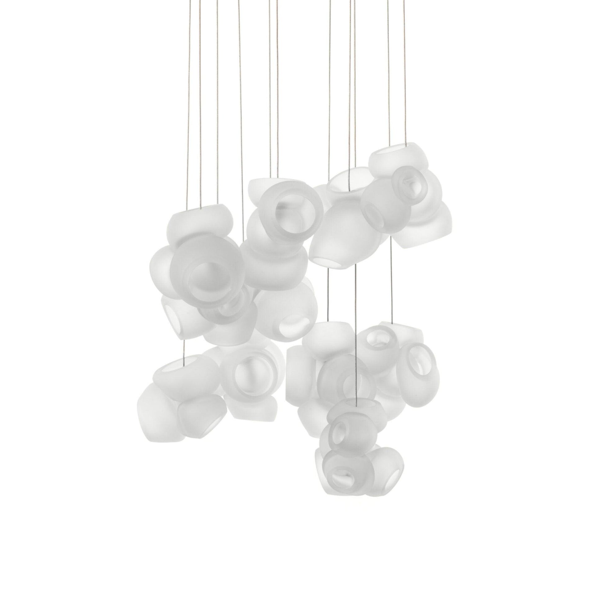 Ursa Bubbles Cluster Glass Pendant Light-Neutral Decor