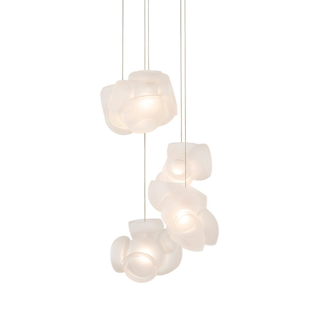 Ursa Bubbles Cluster Glass Pendant Light-Neutral Decor
