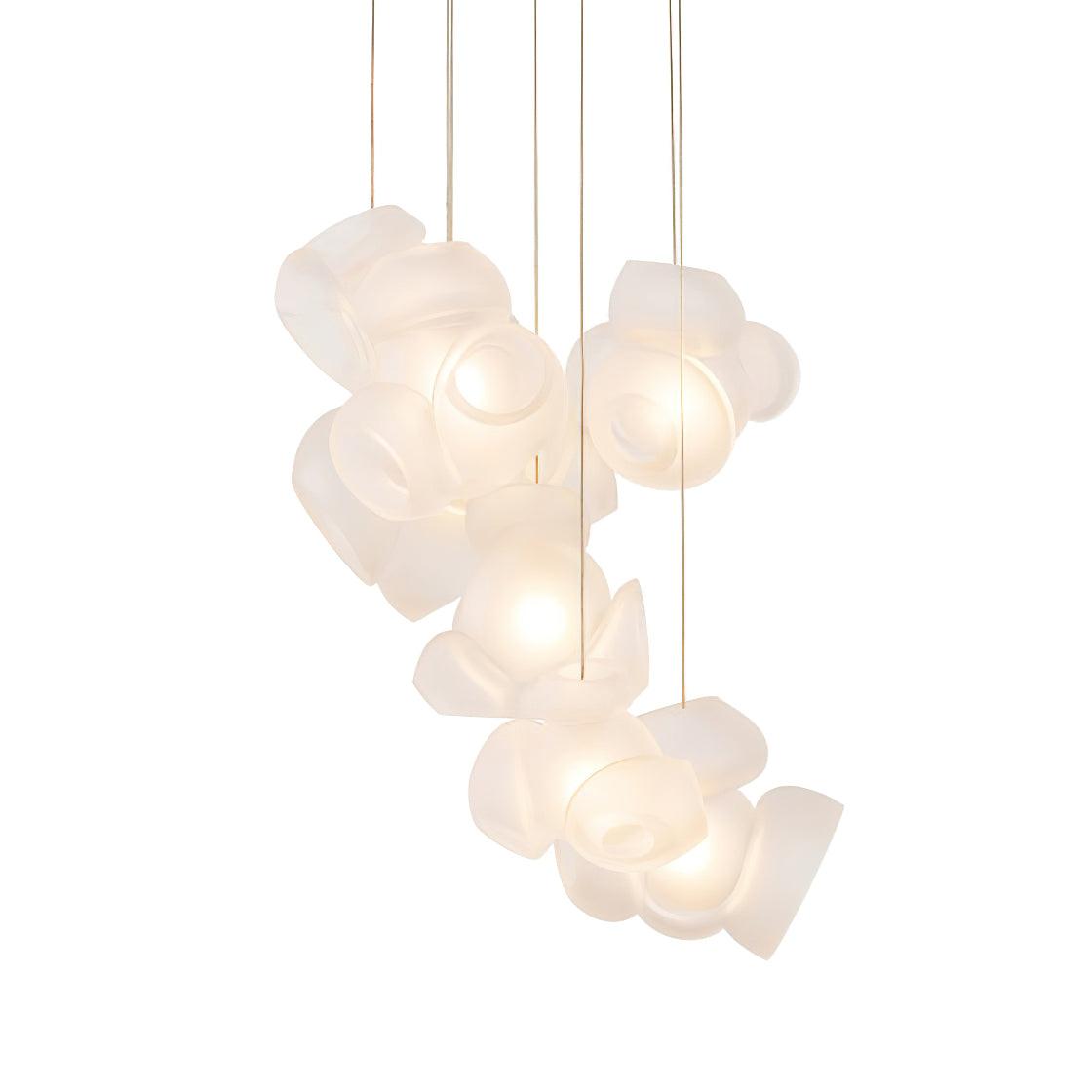 Ursa Bubbles Cluster Glass Pendant Light-Neutral Decor