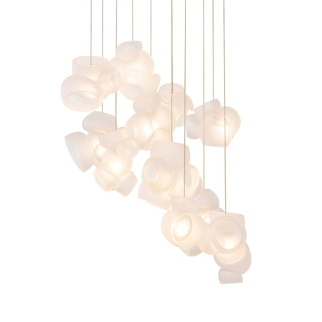 Ursa Bubbles Cluster Glass Pendant Light-Neutral Decor