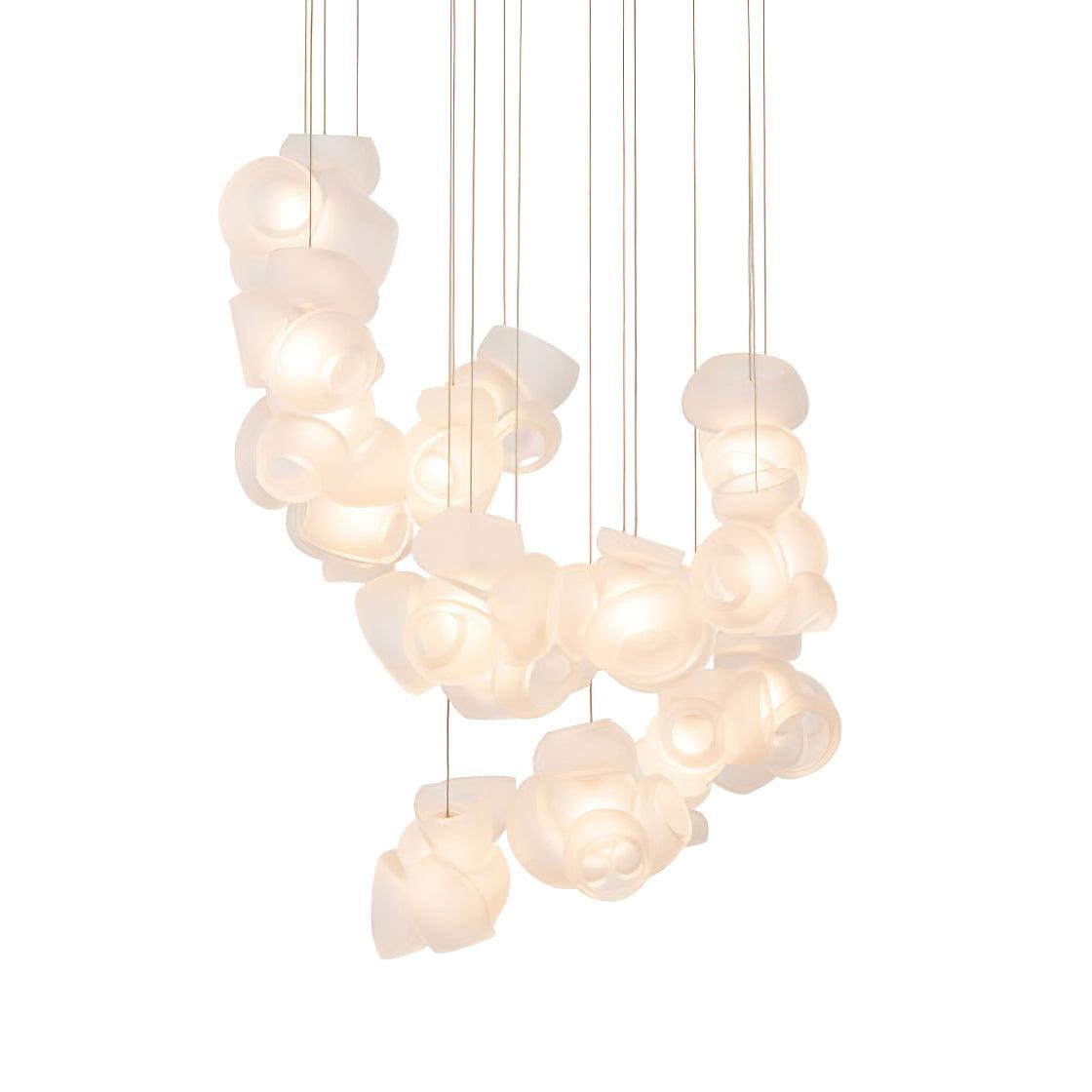 Ursa Bubbles Cluster Glass Pendant Light-Neutral Decor
