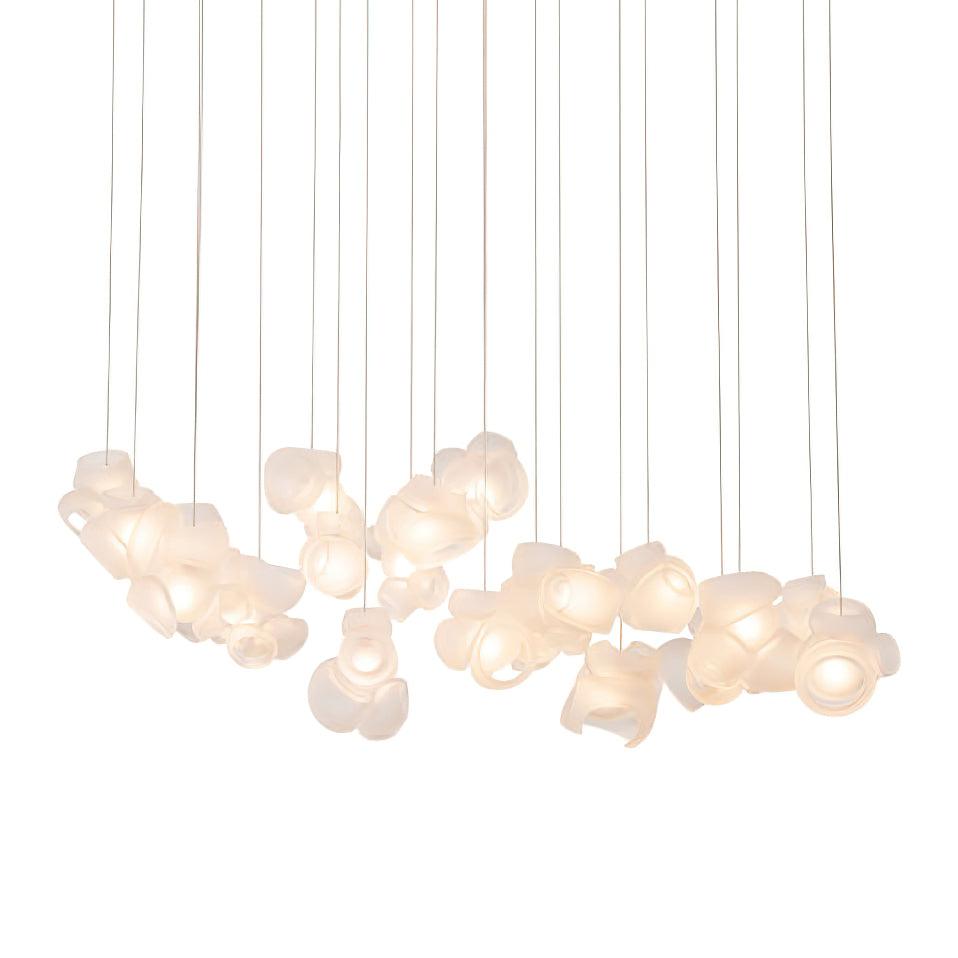 Ursa Bubbles Cluster Glass Pendant Light-Neutral Decor