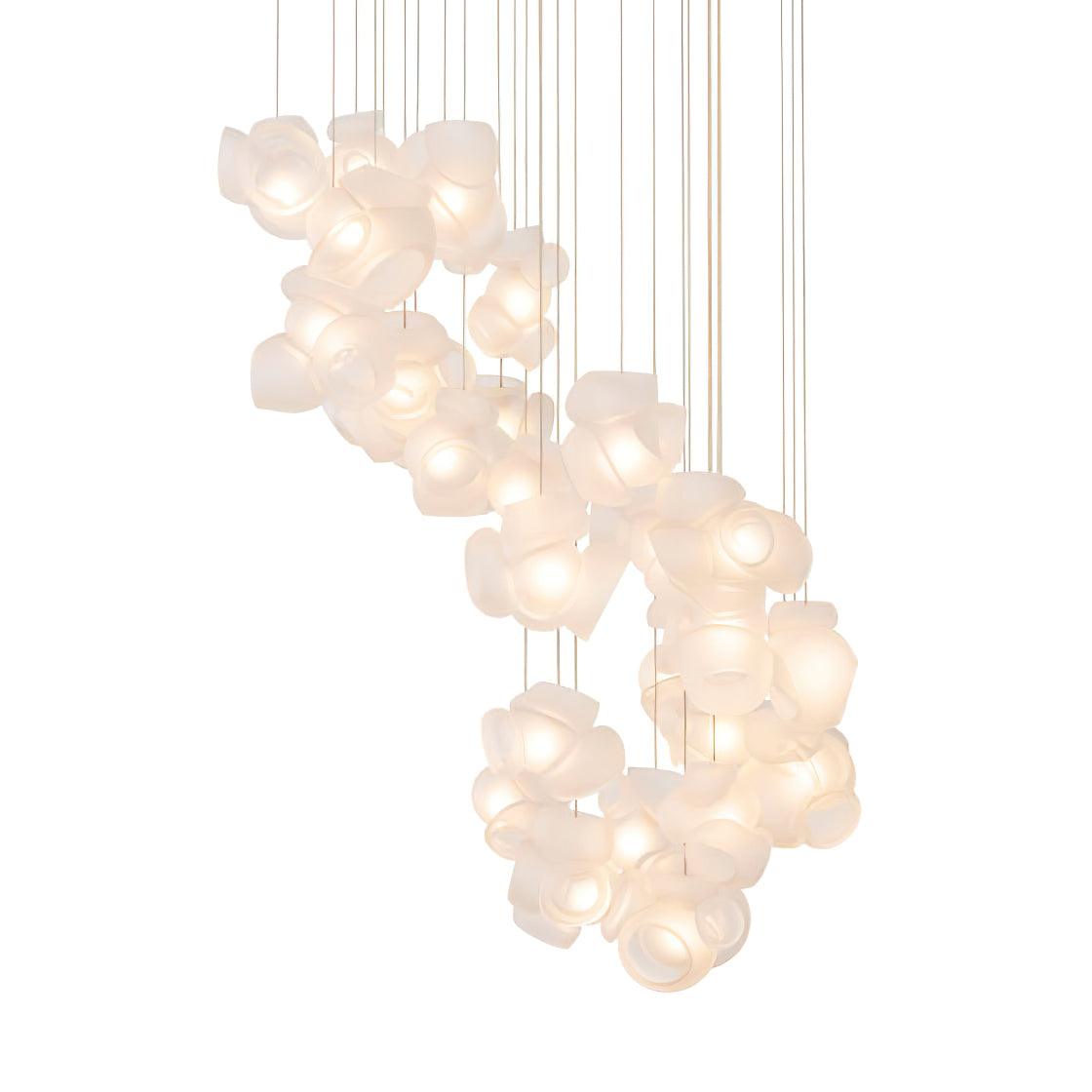 Ursa Bubbles Cluster Glass Pendant Light-Neutral Decor