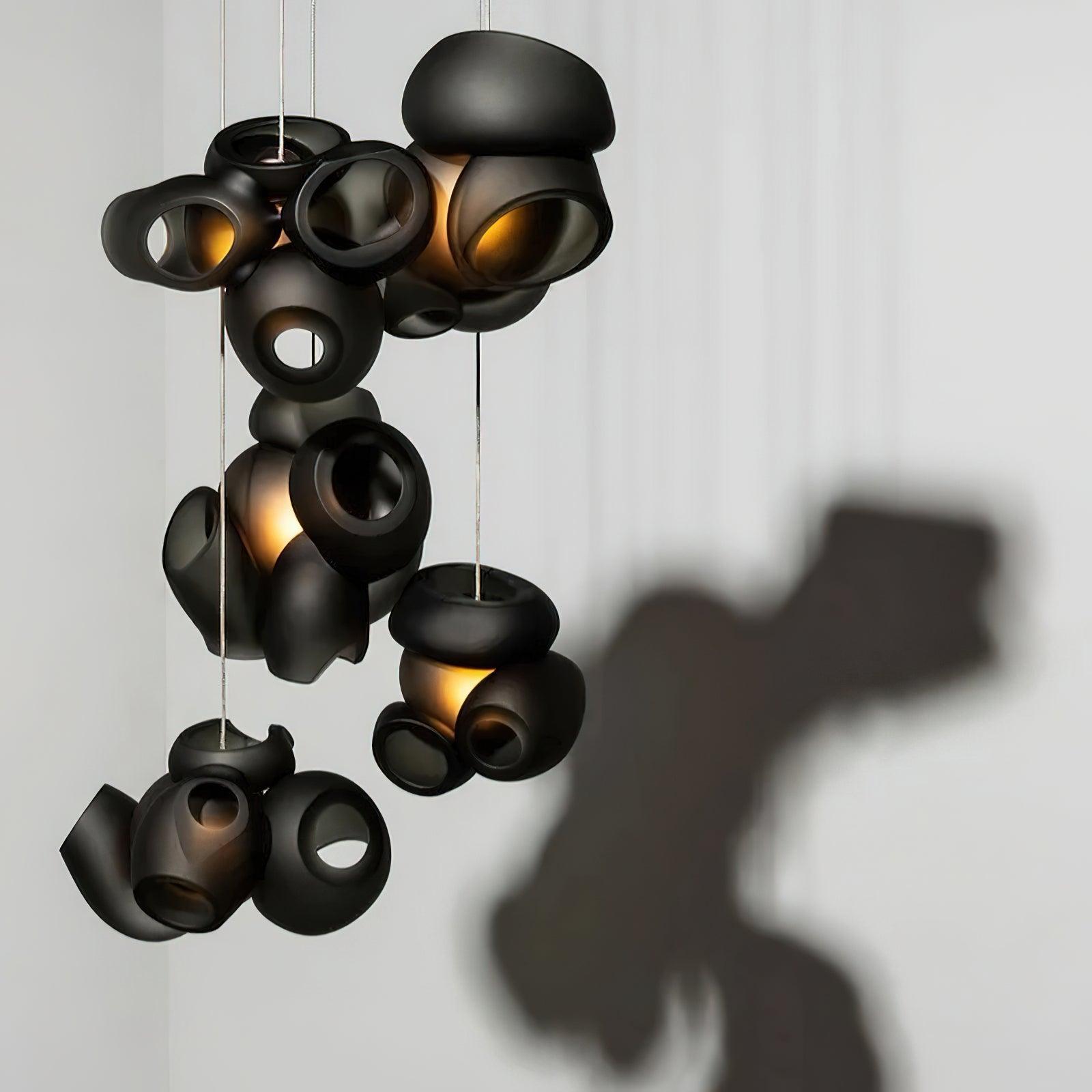 Ursa Bubbles Cluster Glass Pendant Light-Neutral Decor