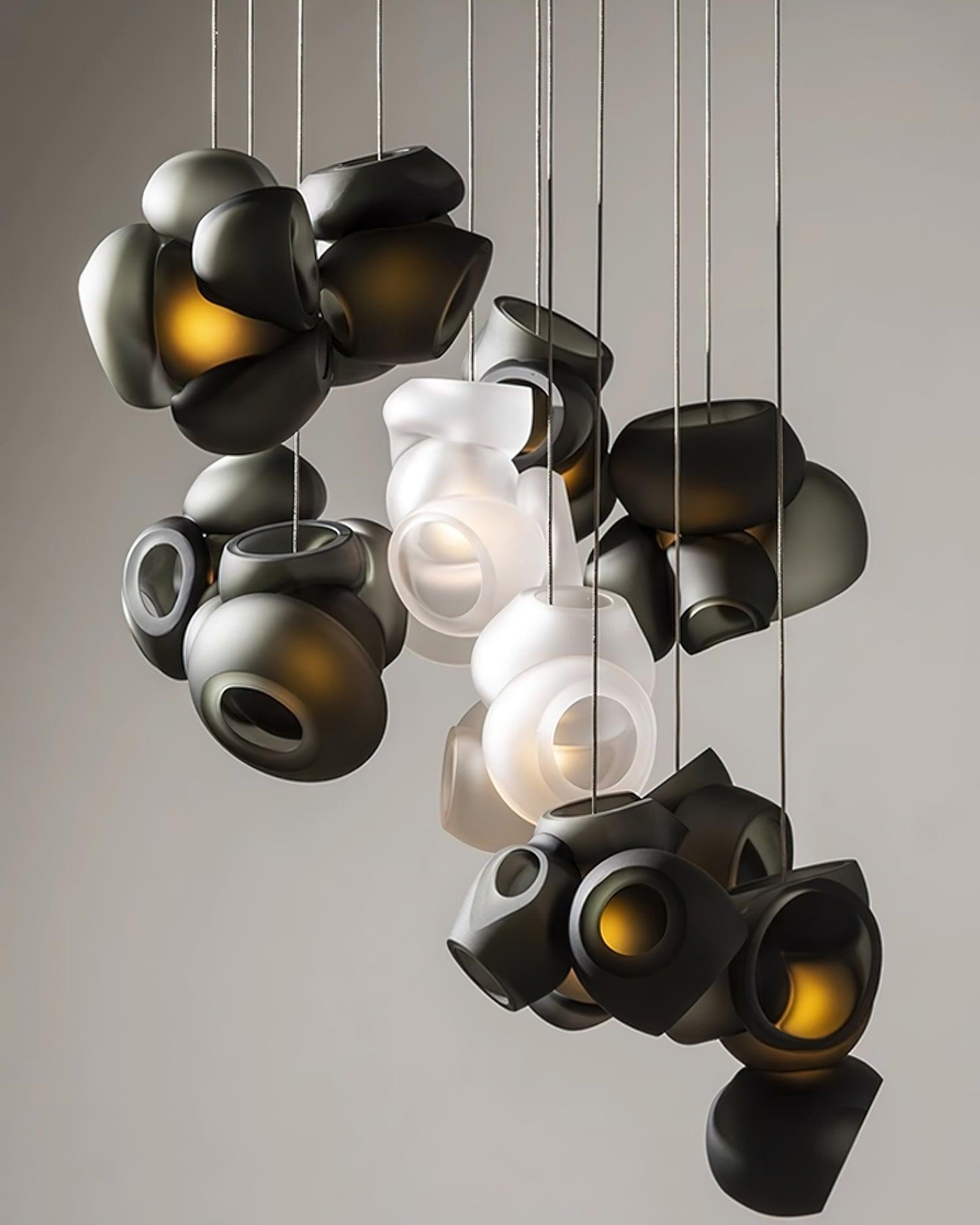 Ursa Bubbles Cluster Glass Pendant Light-Neutral Decor