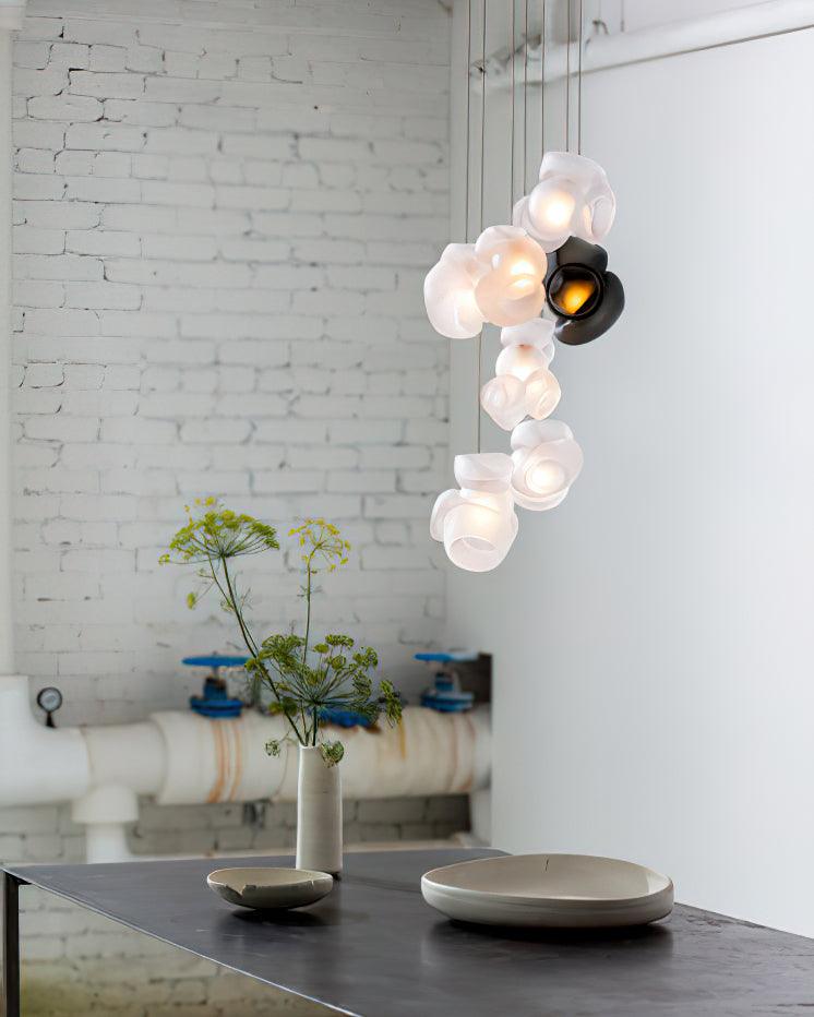 Ursa Bubbles Cluster Glass Pendant Light-Neutral Decor