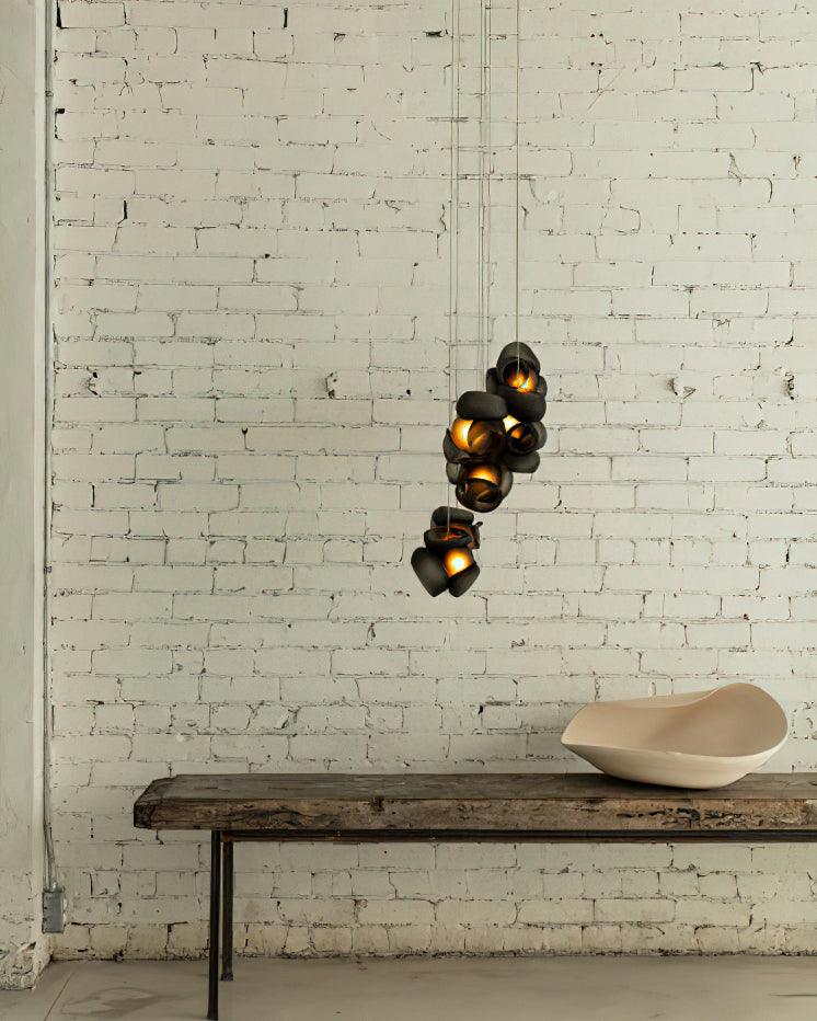 Ursa Bubbles Cluster Glass Pendant Light-Neutral Decor